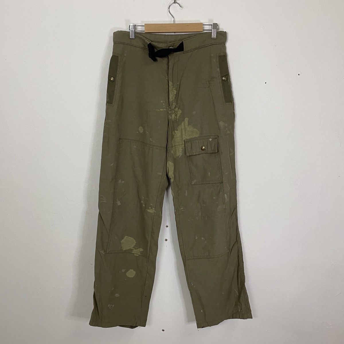 Image of Vintage Pazzo Cerperter Double Knee Multipocket Pants in Green, Men's (Size 31)