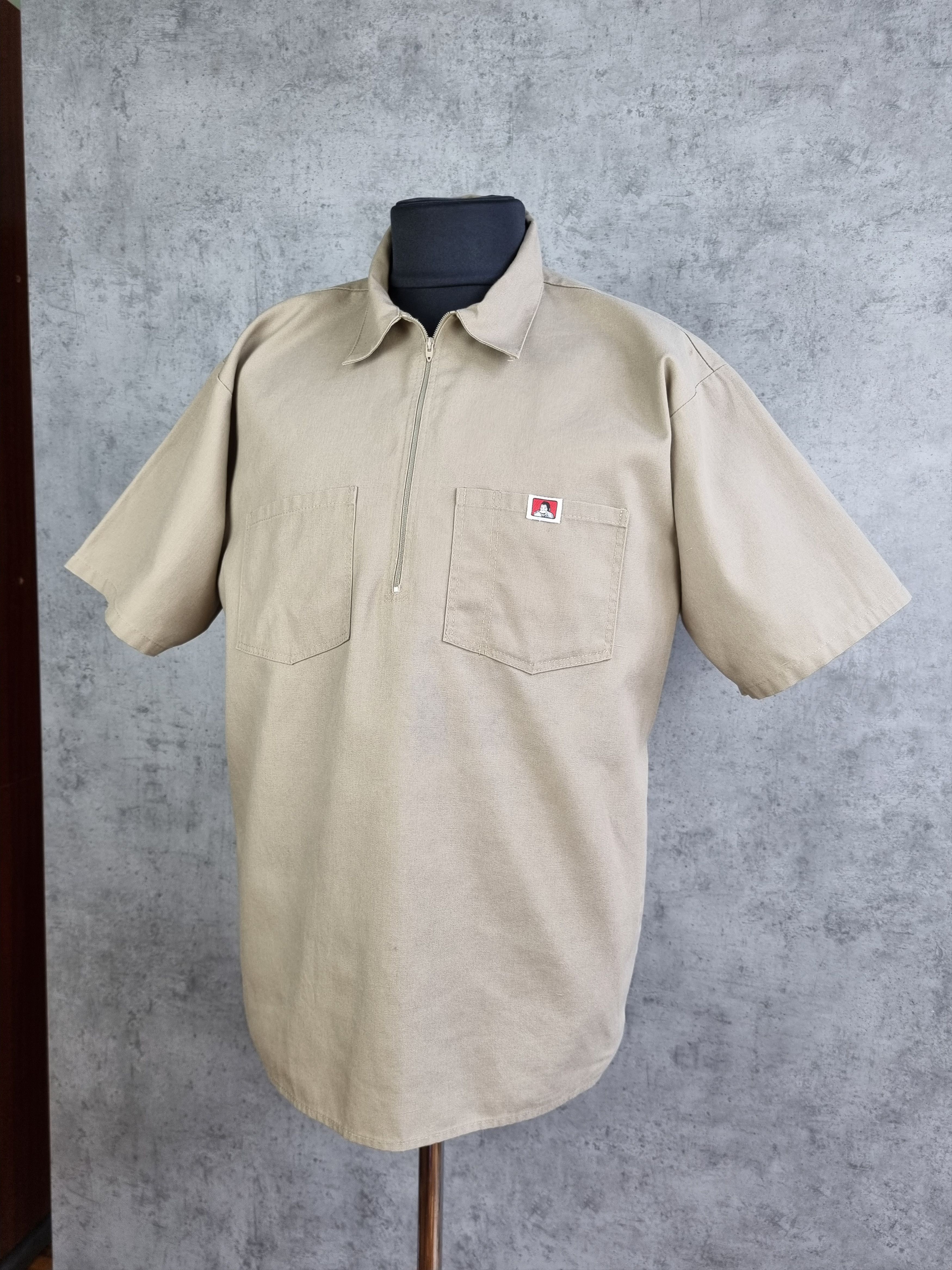 Ben Davis × Vintage Ben Davis Vintage Zipped Shirt made in USA Size US L / EU 52-54 / 3 - 14 Thumbnail