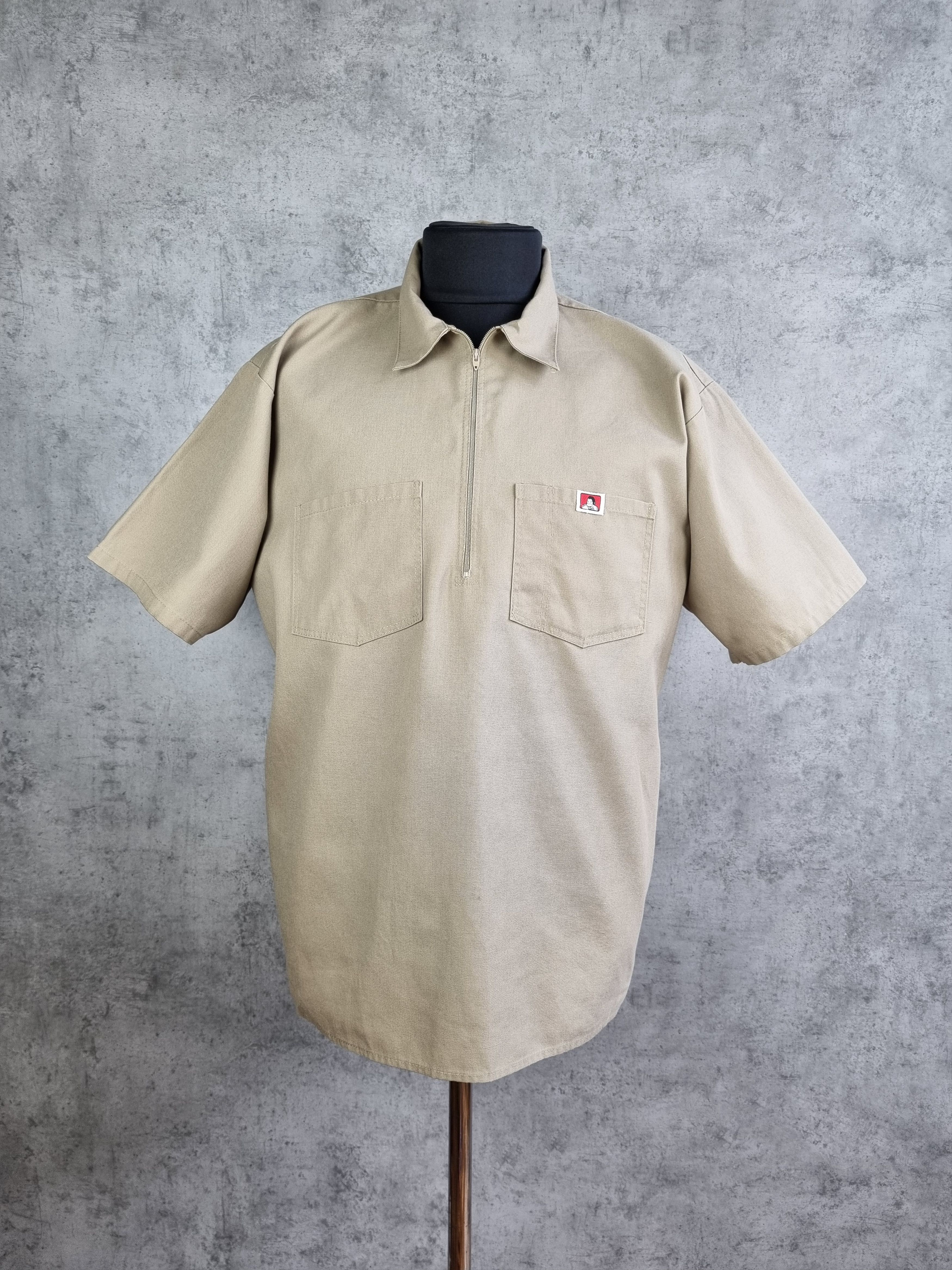 Ben Davis × Vintage Ben Davis Vintage Zipped Shirt made in USA Size US L / EU 52-54 / 3 - 6 Thumbnail