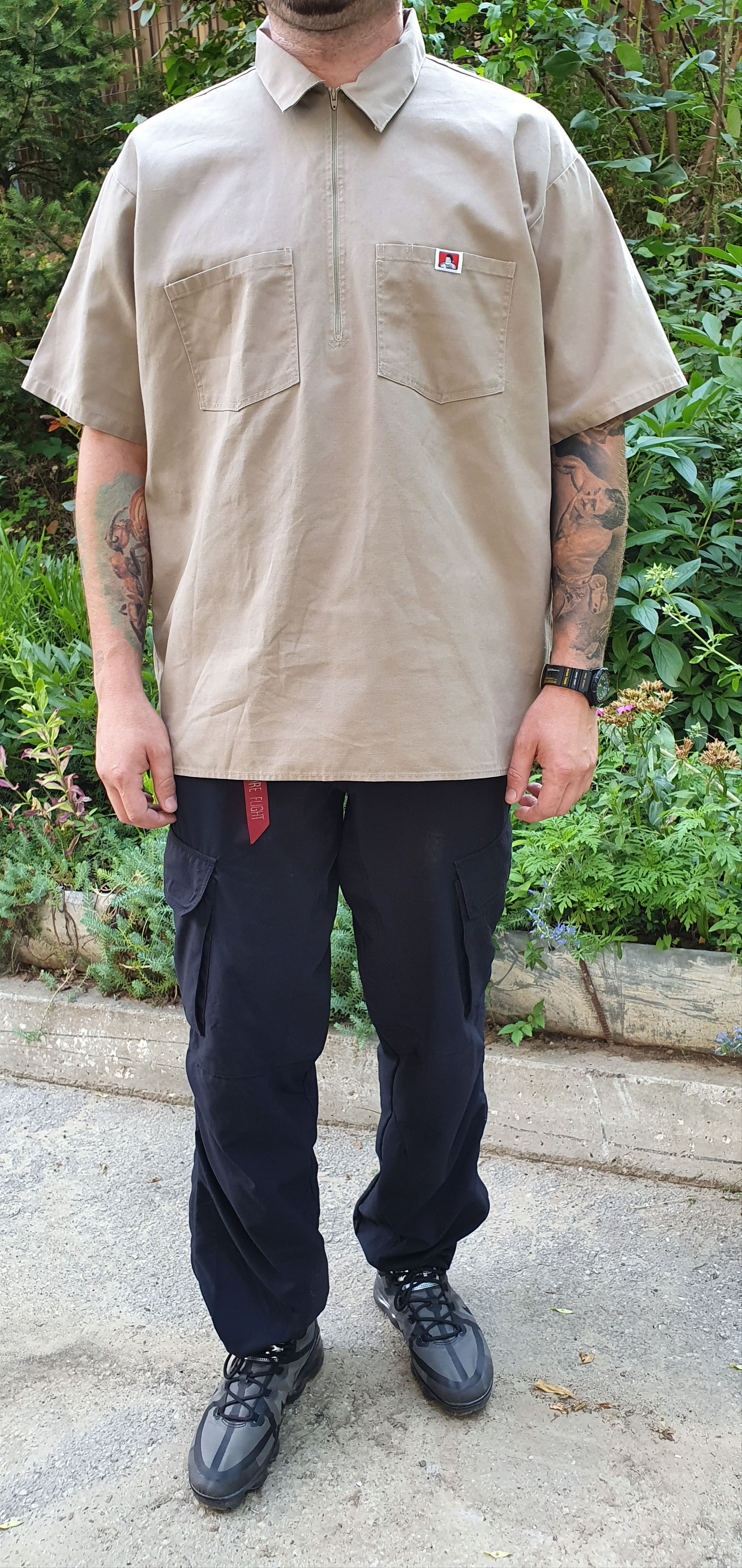 Ben Davis × Vintage Ben Davis Vintage Zipped Shirt made in USA Size US L / EU 52-54 / 3 - 3 Thumbnail
