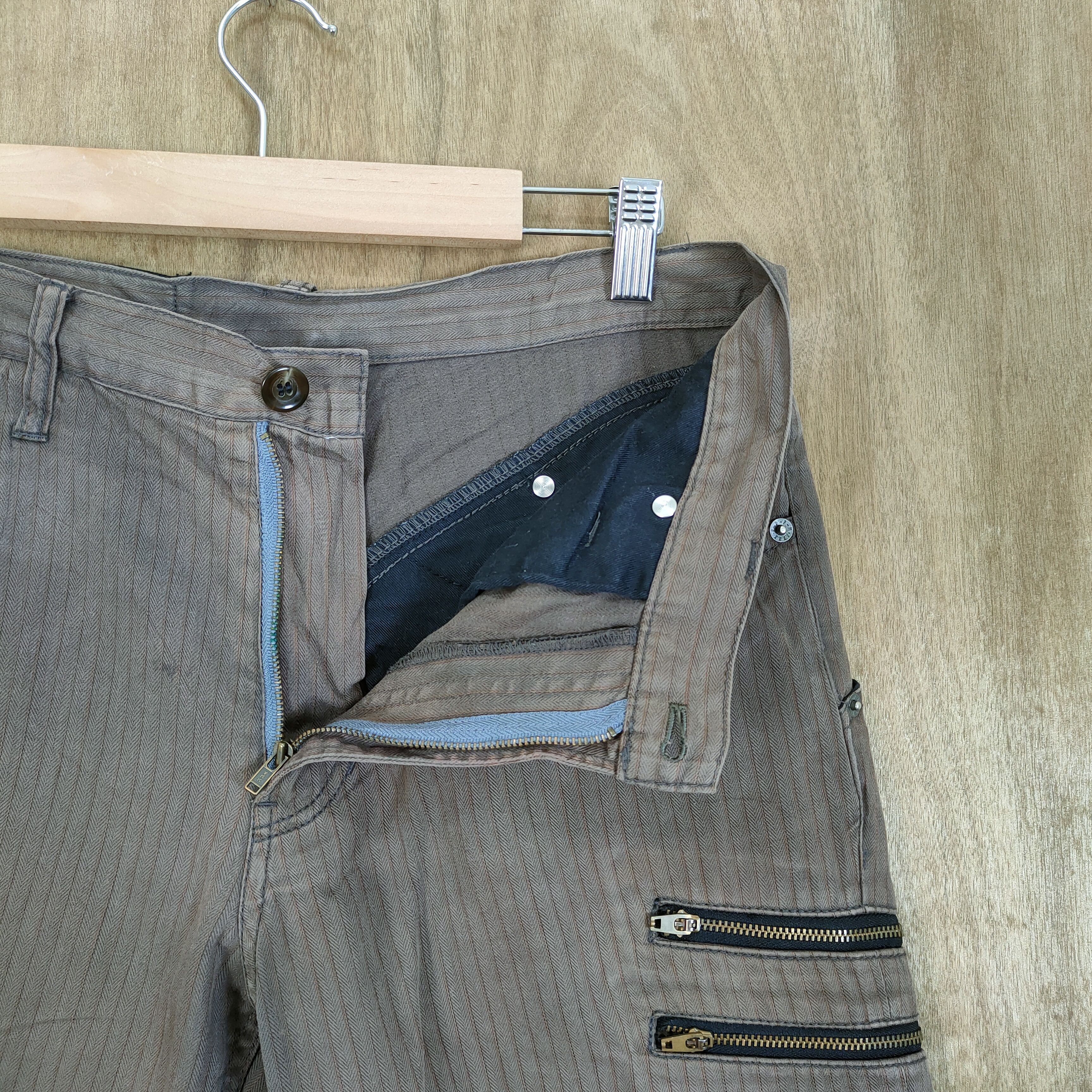 PPFM VINTAGE PPFM FADED FLARE DISTRESSED CARGO PANTS Size US 30 / EU 46 - 9 Thumbnail