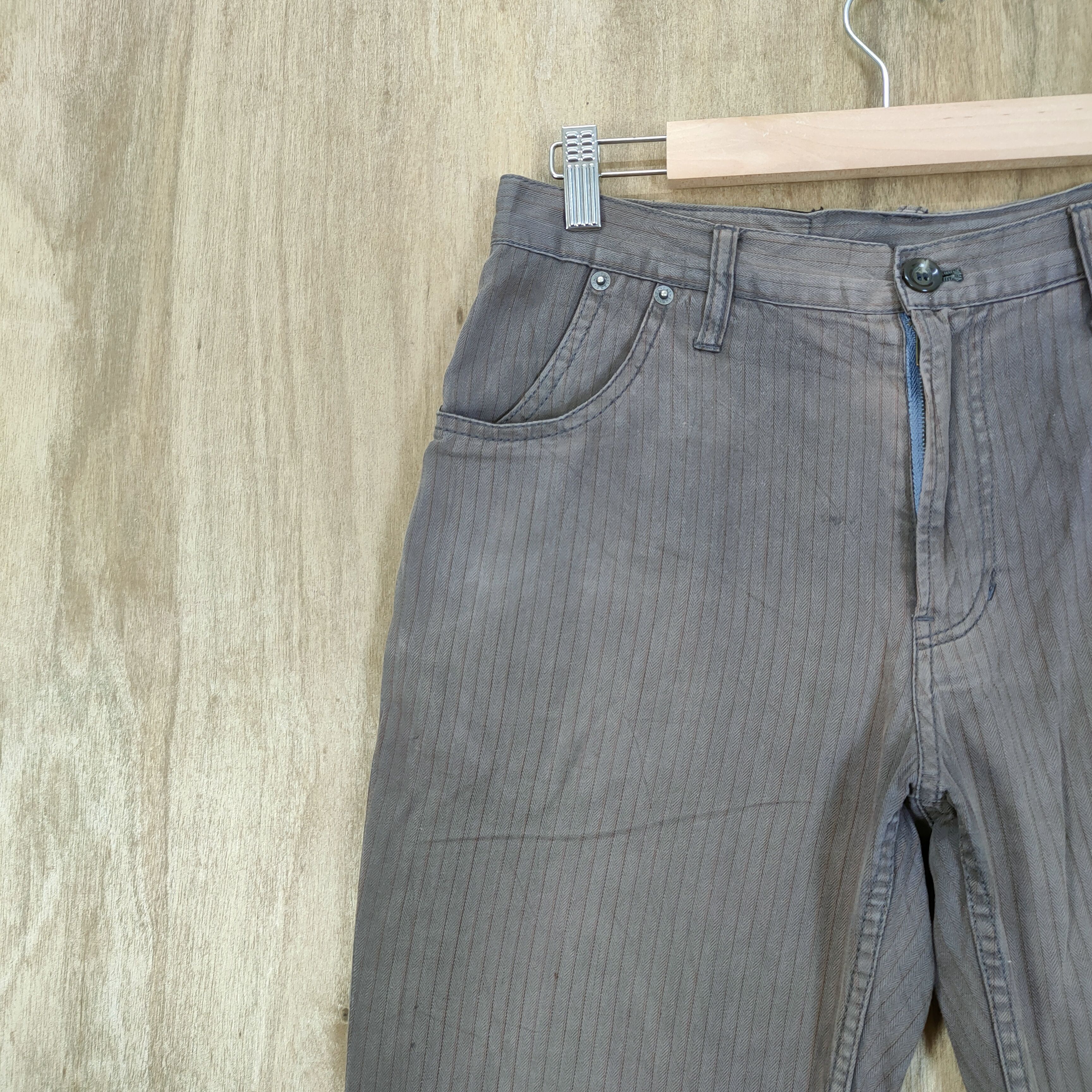 PPFM VINTAGE PPFM FADED FLARE DISTRESSED CARGO PANTS Size US 30 / EU 46 - 5 Thumbnail