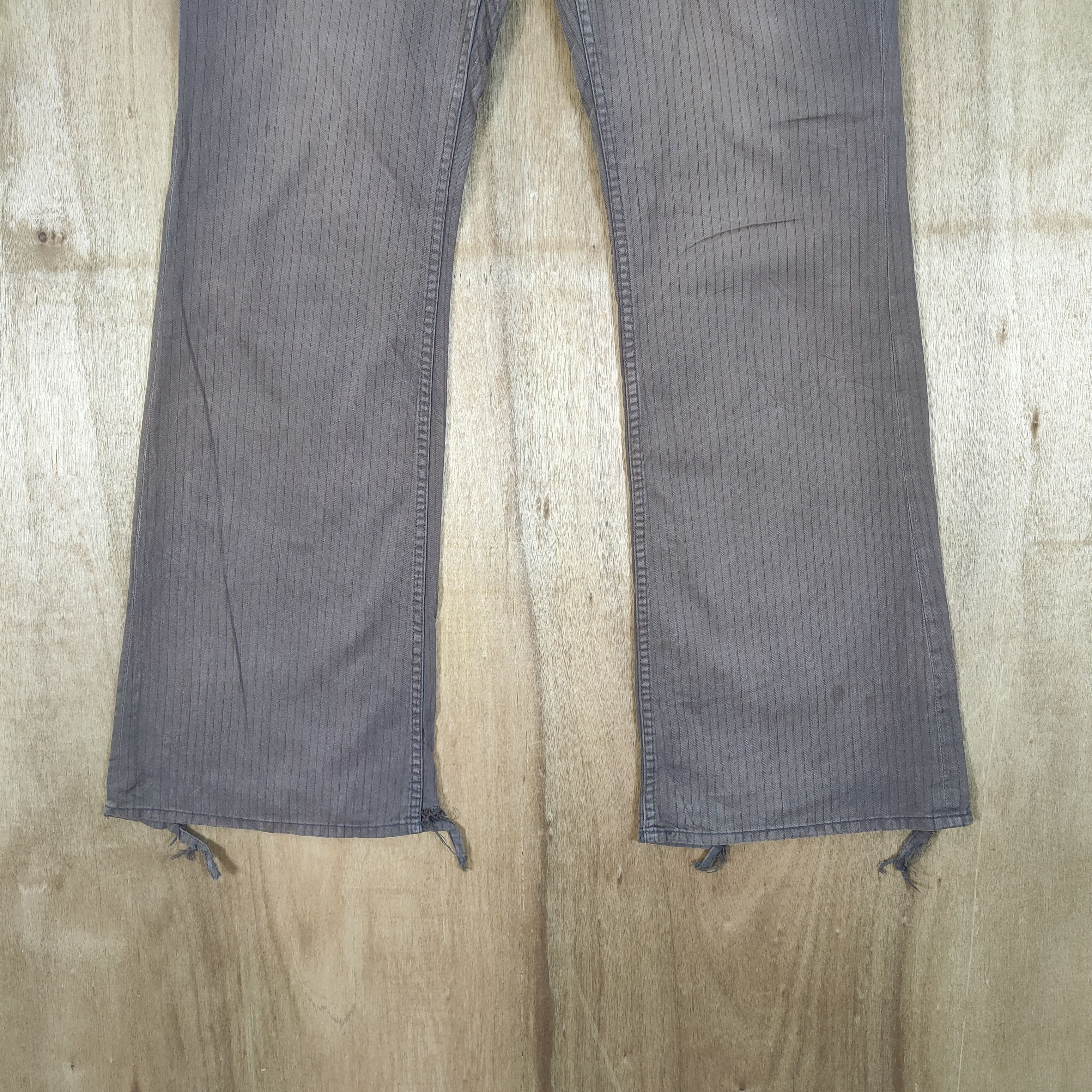 PPFM VINTAGE PPFM FADED FLARE DISTRESSED CARGO PANTS Size US 30 / EU 46 - 3 Thumbnail