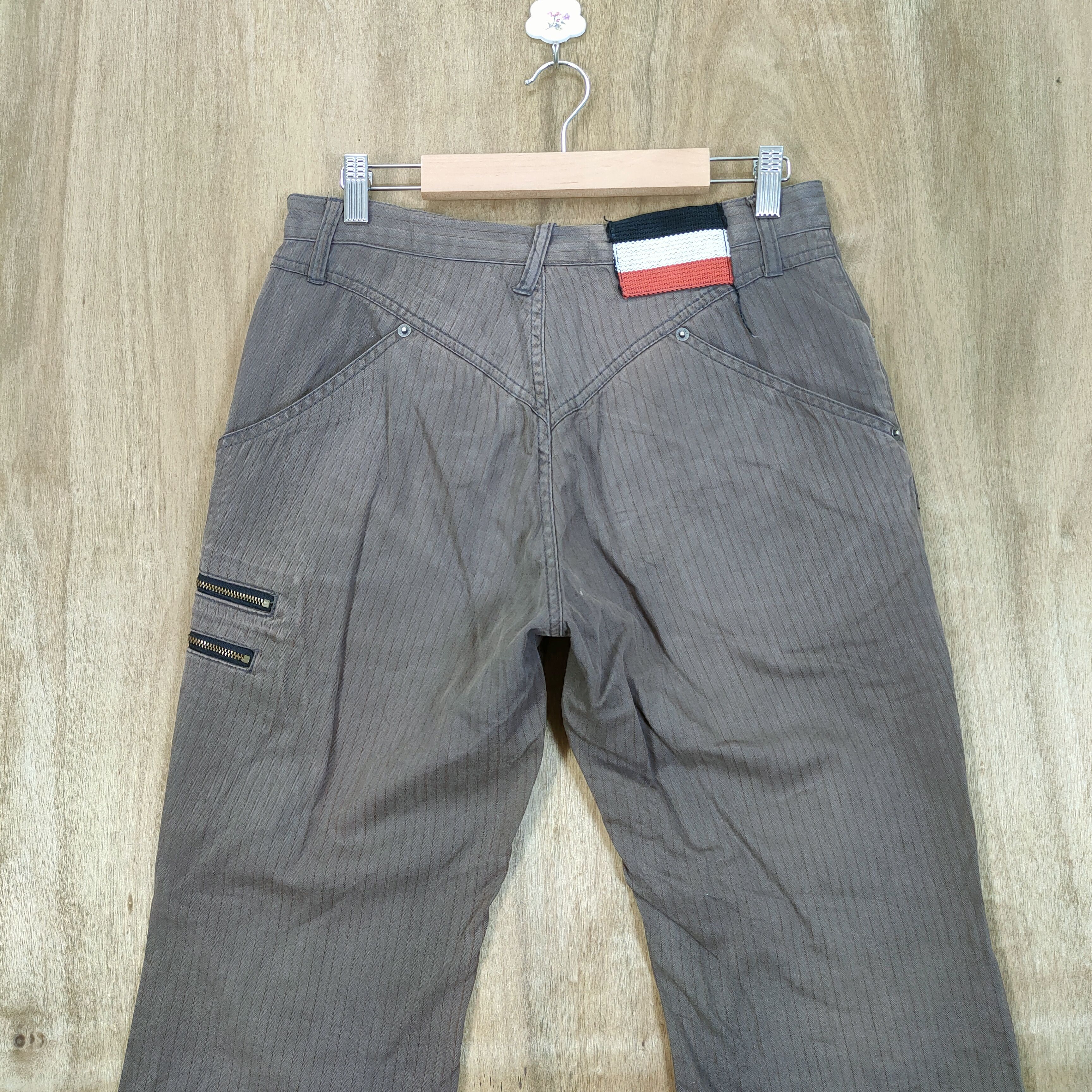 PPFM VINTAGE PPFM FADED FLARE DISTRESSED CARGO PANTS Size US 30 / EU 46 - 7 Thumbnail