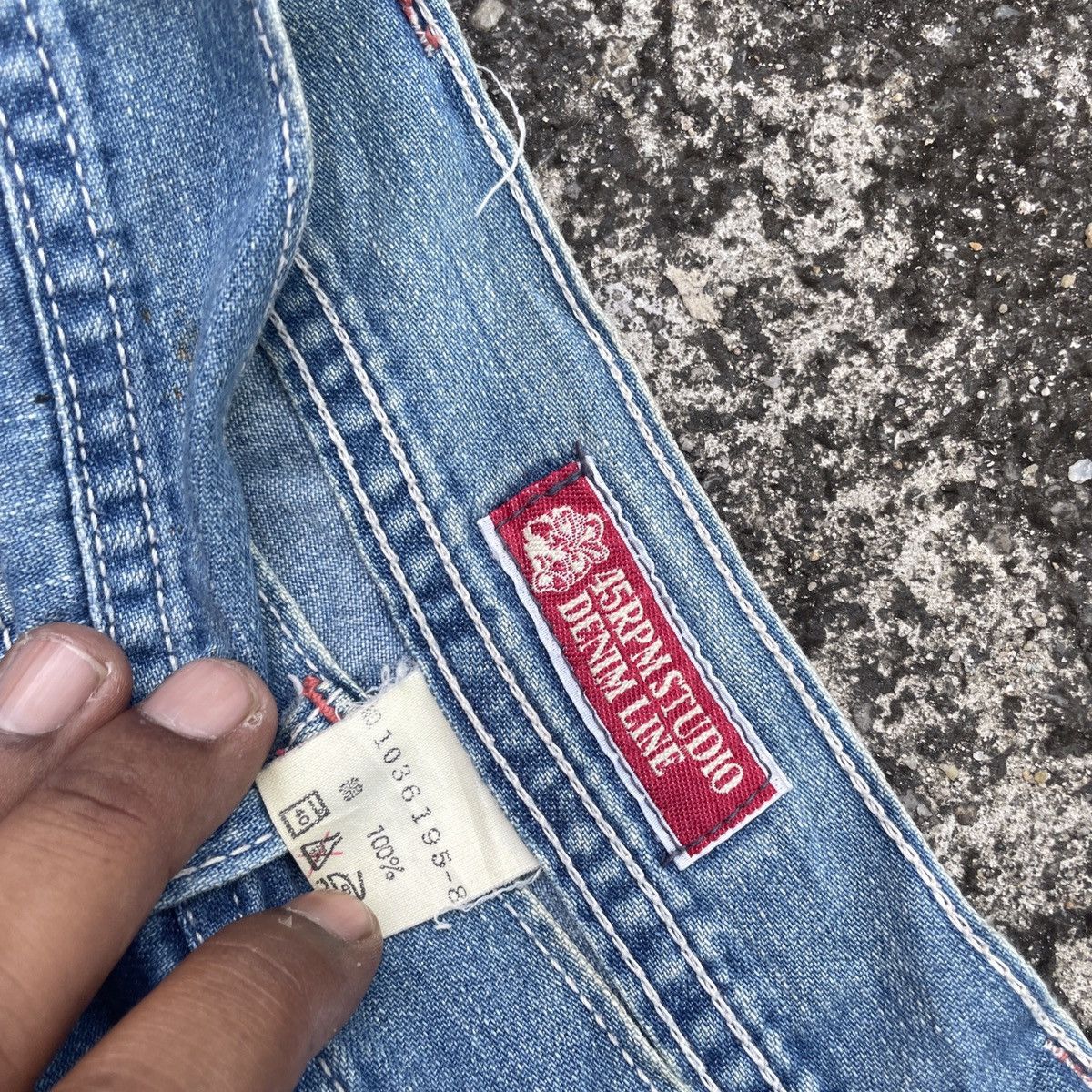 45rpm Vintage 45rpm Studio Denim Line Workwear Jeans Size US 30 / EU 46 - 5 Thumbnail