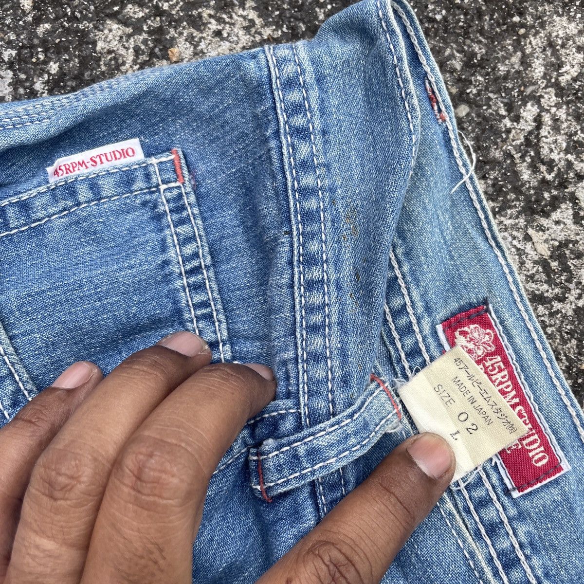 45rpm Vintage 45rpm Studio Denim Line Workwear Jeans Size US 30 / EU 46 - 6 Thumbnail