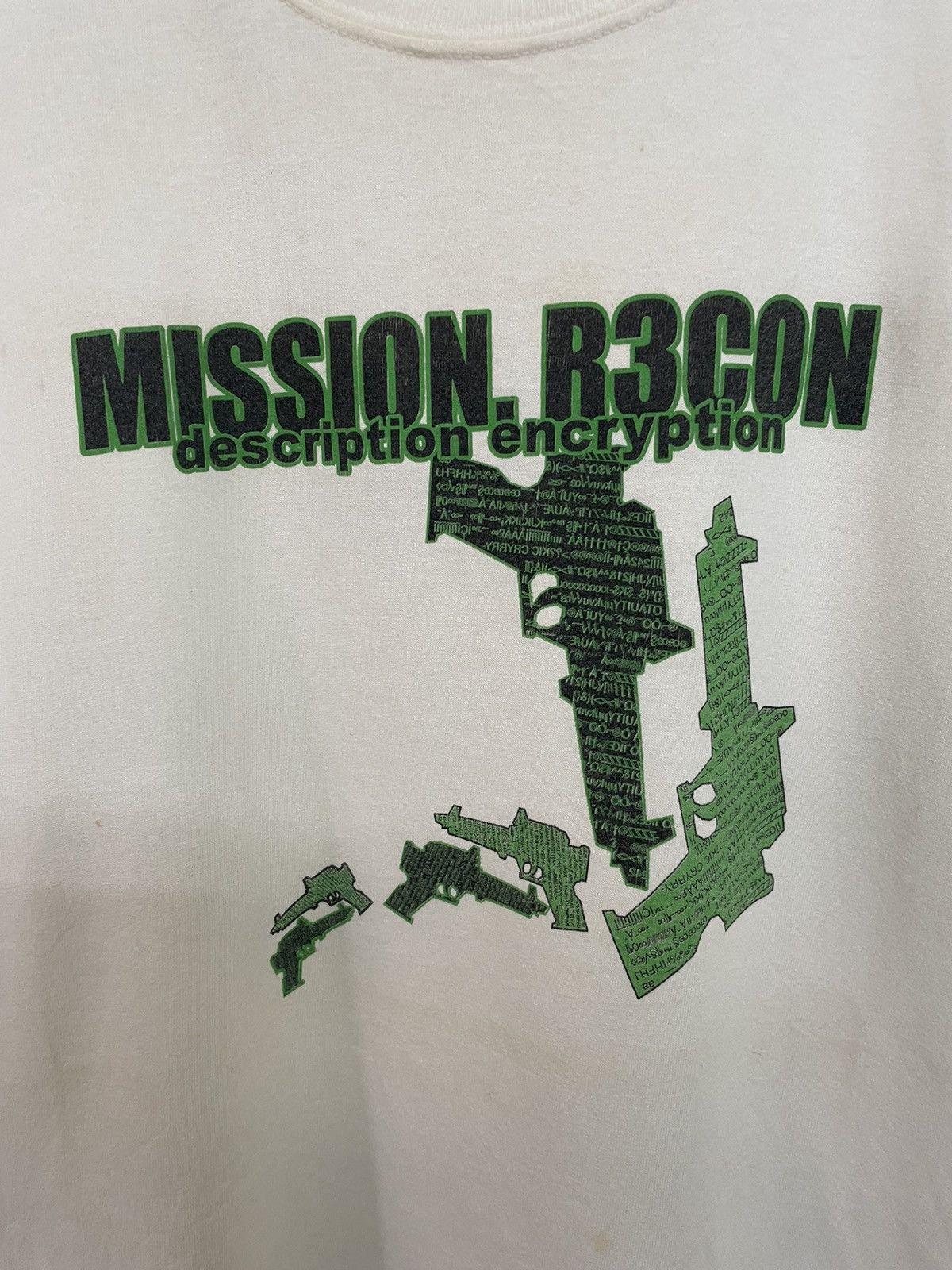 Recon × Vintage Mission.R3con Description Encription Tee Size US L / EU 52-54 / 3 - 2 Thumbnail