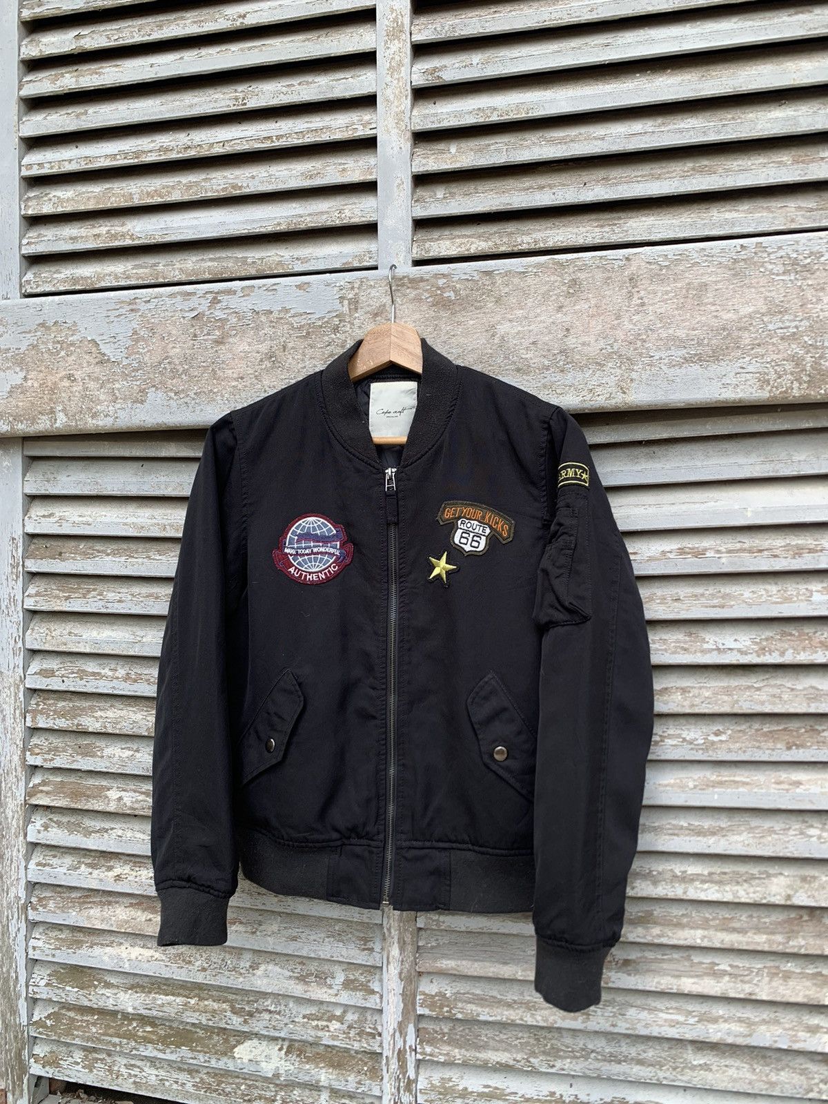 Japanese Brand 🪖Cepo Craft US ARMY Patches Bomber Jacket Size US XS / EU 42 / 0 - 3 Thumbnail