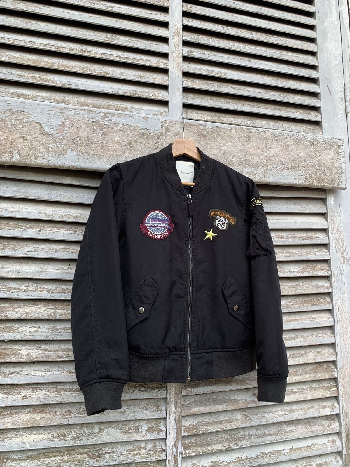 Japanese Brand 🪖Cepo Craft US ARMY Patches Bomber Jacket Size US XS / EU 42 / 0 - 4 Thumbnail