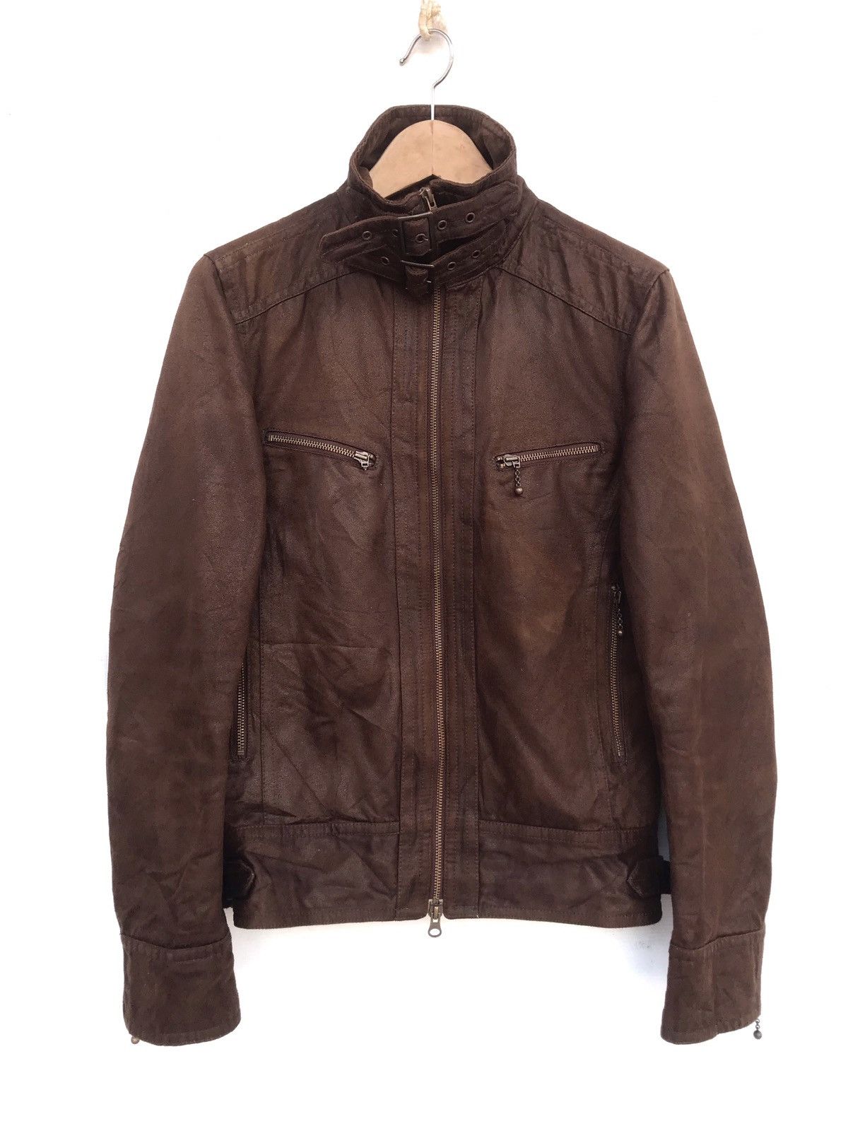 VINTAGE CHIL DERIC SUEDE LEATHER JACKET