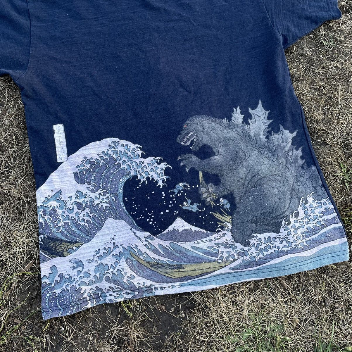 Cartoon Network Vintage Y2K Godzilla Horror Body Tee Movie Humor Print Band Size US XL / EU 56 / 4 - 4 Thumbnail