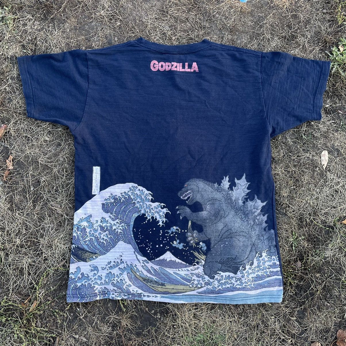 Cartoon Network Vintage Y2K Godzilla Horror Body Tee Movie Humor Print Band Size US XL / EU 56 / 4 - 1 Thumbnail