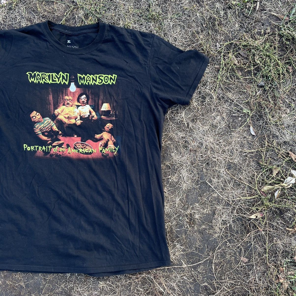 Vintage Vintage Y2K Marilyn Manson Band Tee Graphic Print Grunge M Size US M / EU 48-50 / 2 - 2 Thumbnail