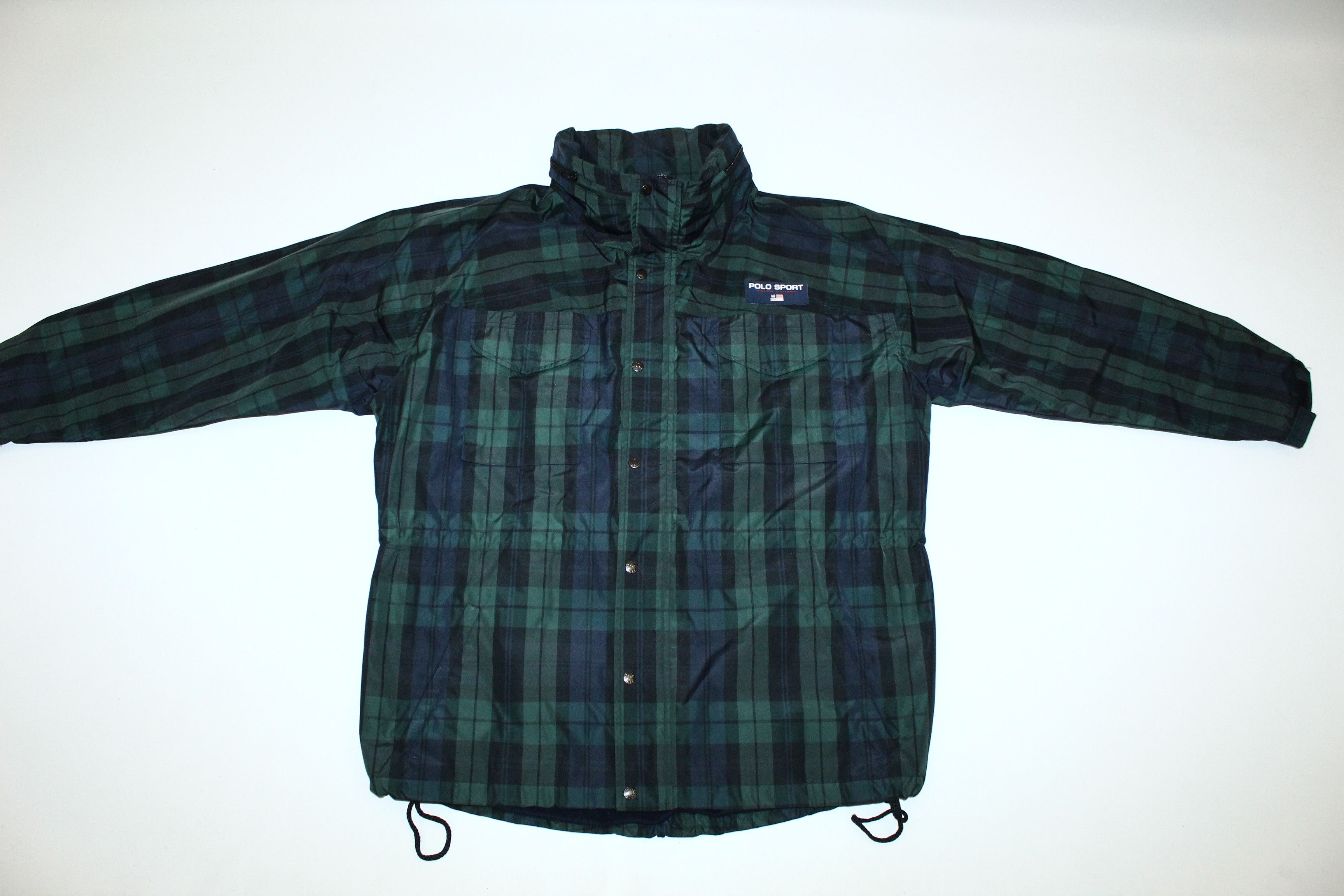 Polo Ralph Lauren 💥 RARE VTG 💥 POLO SPORT Fleece Liner Tartan Winter Jacket Size US XL / EU 56 / 4 - 2 Thumbnail