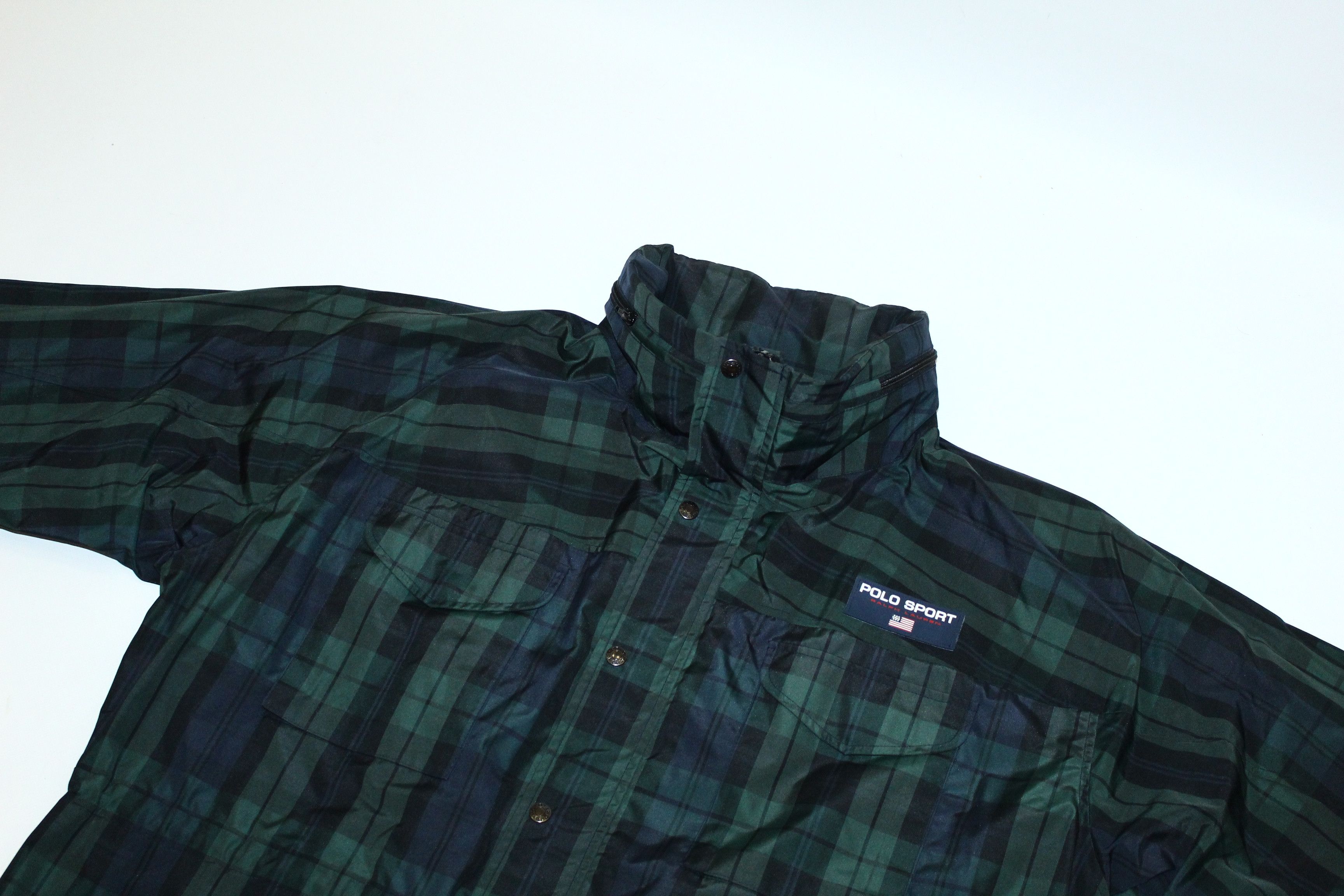 Polo Ralph Lauren 💥 RARE VTG 💥 POLO SPORT Fleece Liner Tartan Winter Jacket Size US XL / EU 56 / 4 - 3 Thumbnail