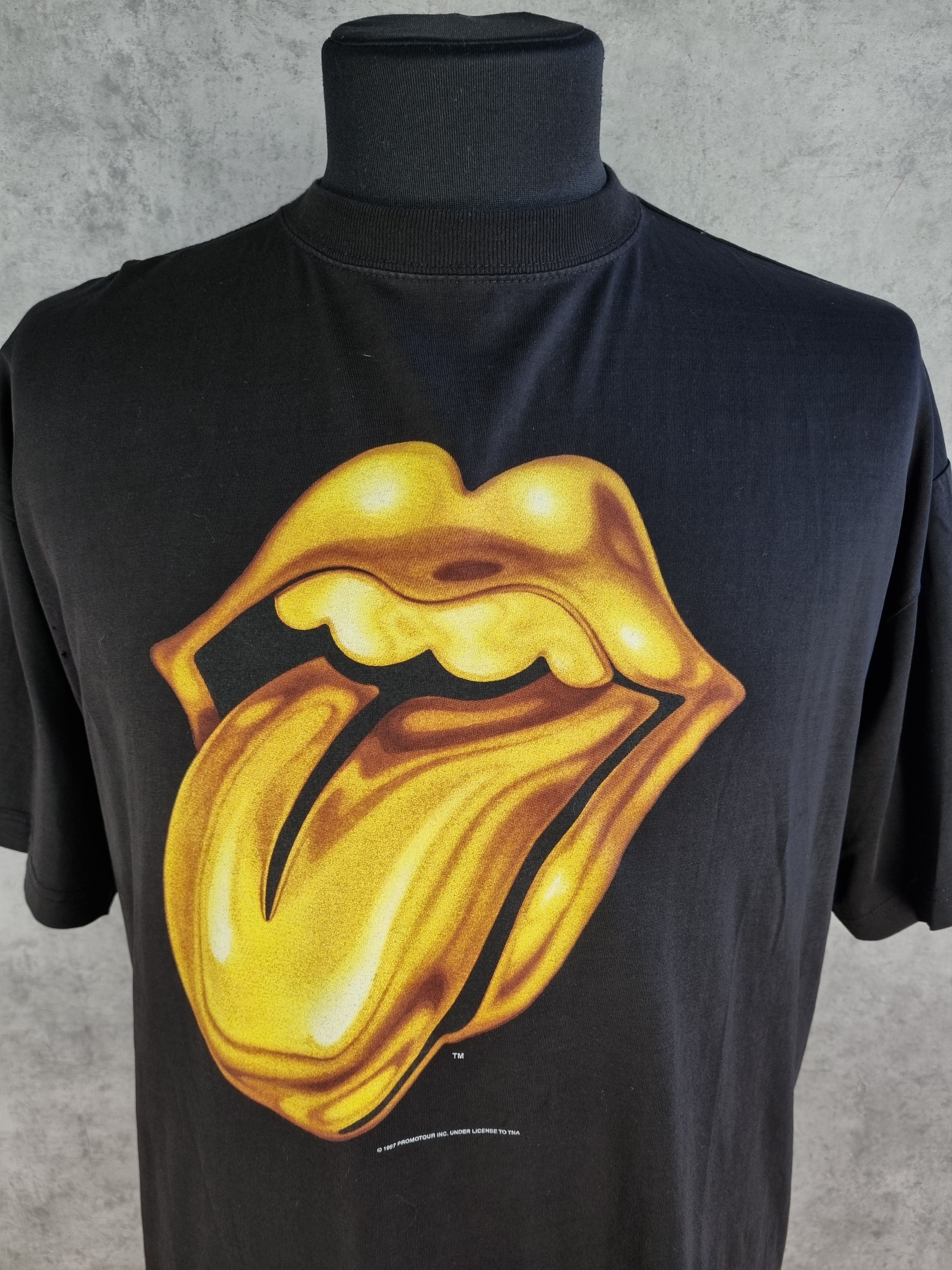 Band Tees × The Rolling Stones Single stitch Vintage 97 Tour ROLLING STONES Band tee Size US XL / EU 56 / 4 - 1 Thumbnail