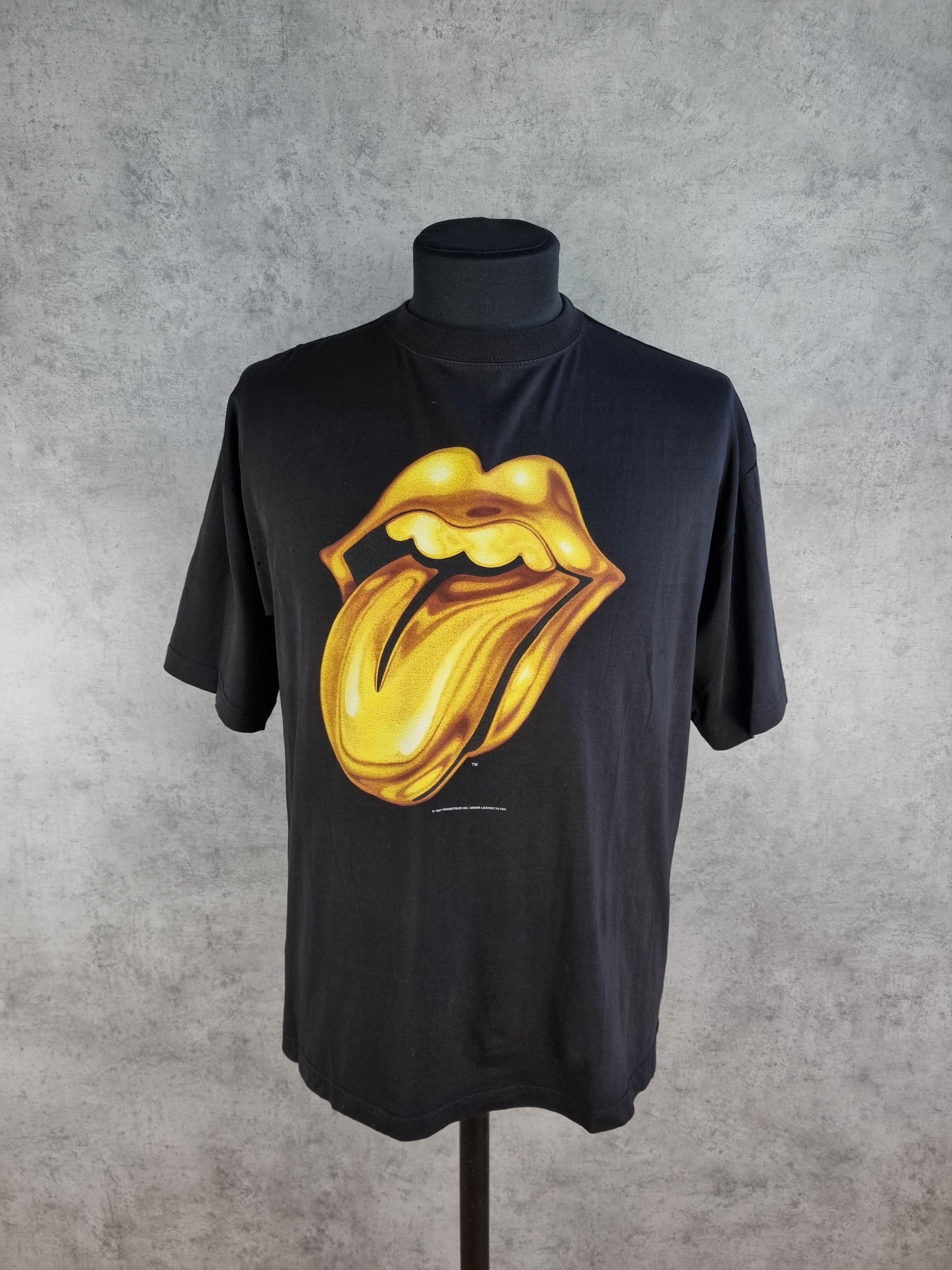 Band Tees × The Rolling Stones Single stitch Vintage 97 Tour ROLLING STONES Band tee Size US XL / EU 56 / 4 - 6 Thumbnail