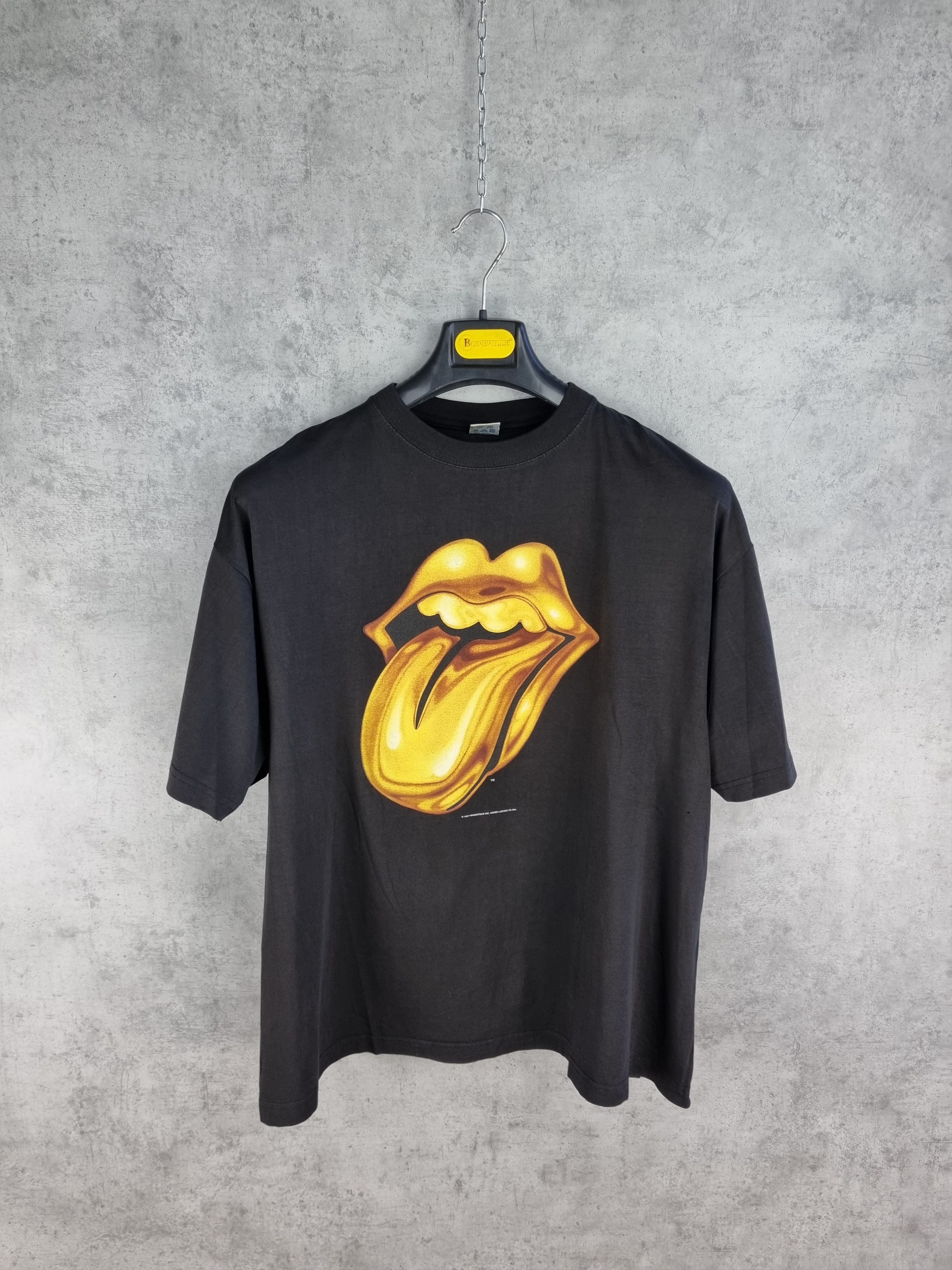 Band Tees × The Rolling Stones Single stitch Vintage 97 Tour ROLLING STONES Band tee Size US XL / EU 56 / 4 - 2 Thumbnail