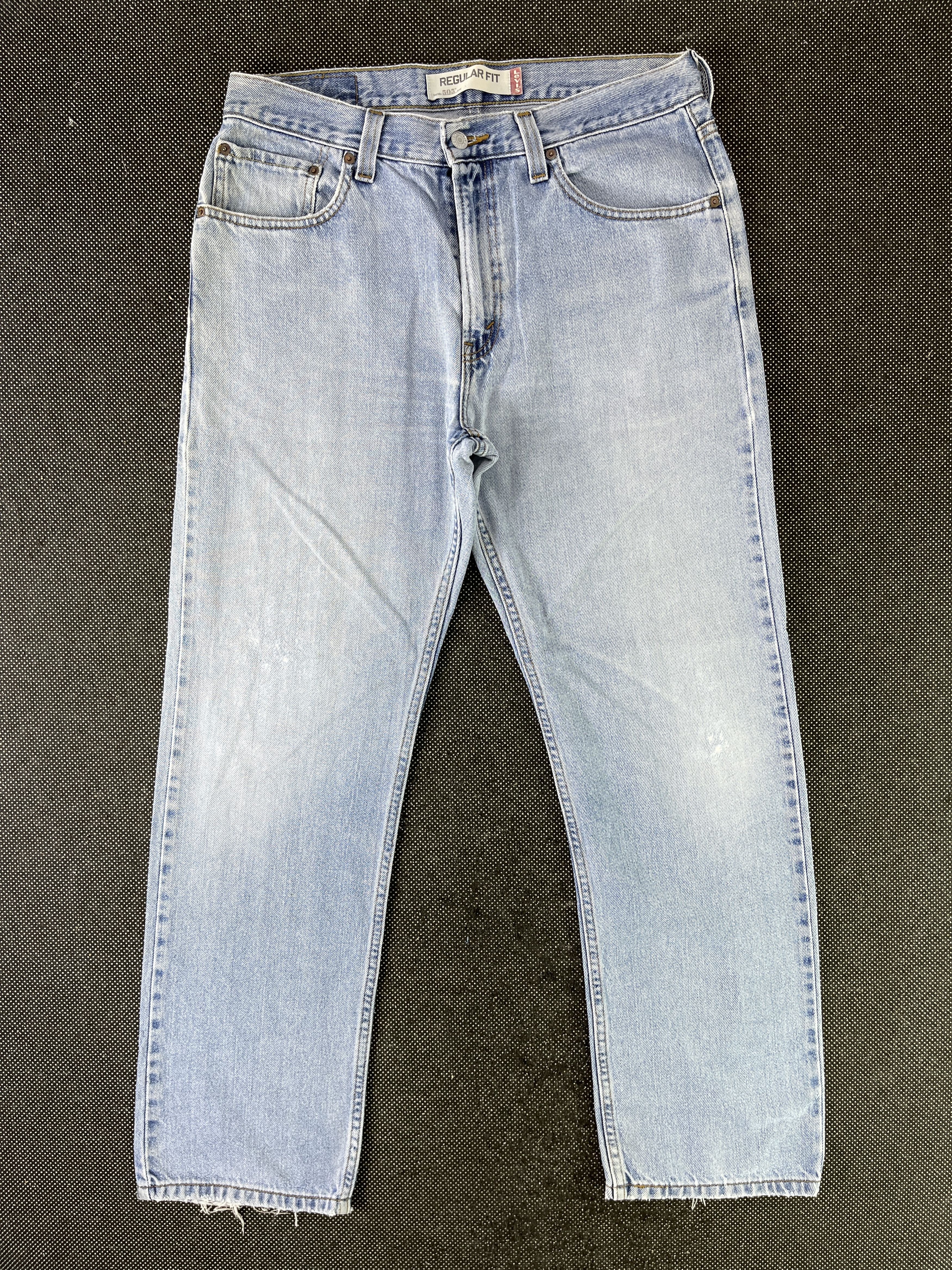 Levi's Vintage Levis 505 Light Wash Jeans - J368 Size US 34 / EU 50 - 1 Thumbnail