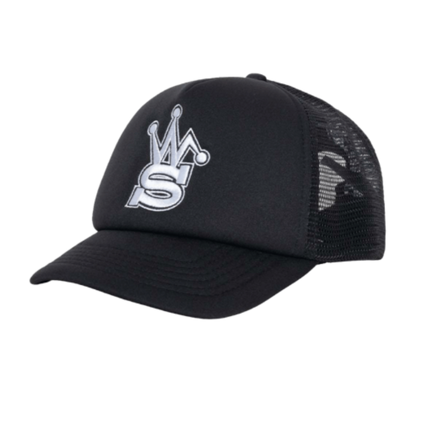 Pre-owned Our Legacy X Stussy Stüssy X Our Legacy Work Shop Trucker Hat Black