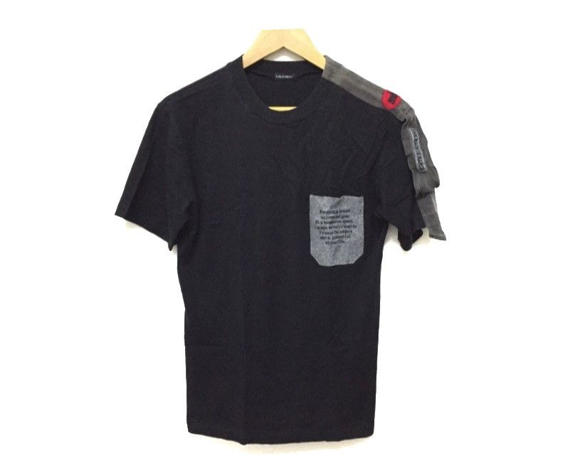 Japanese Brand 1990s 🔥MILK BOY Sleeve straps bondage poem tee Size US S / EU 44-46 / 1 - 3 Thumbnail