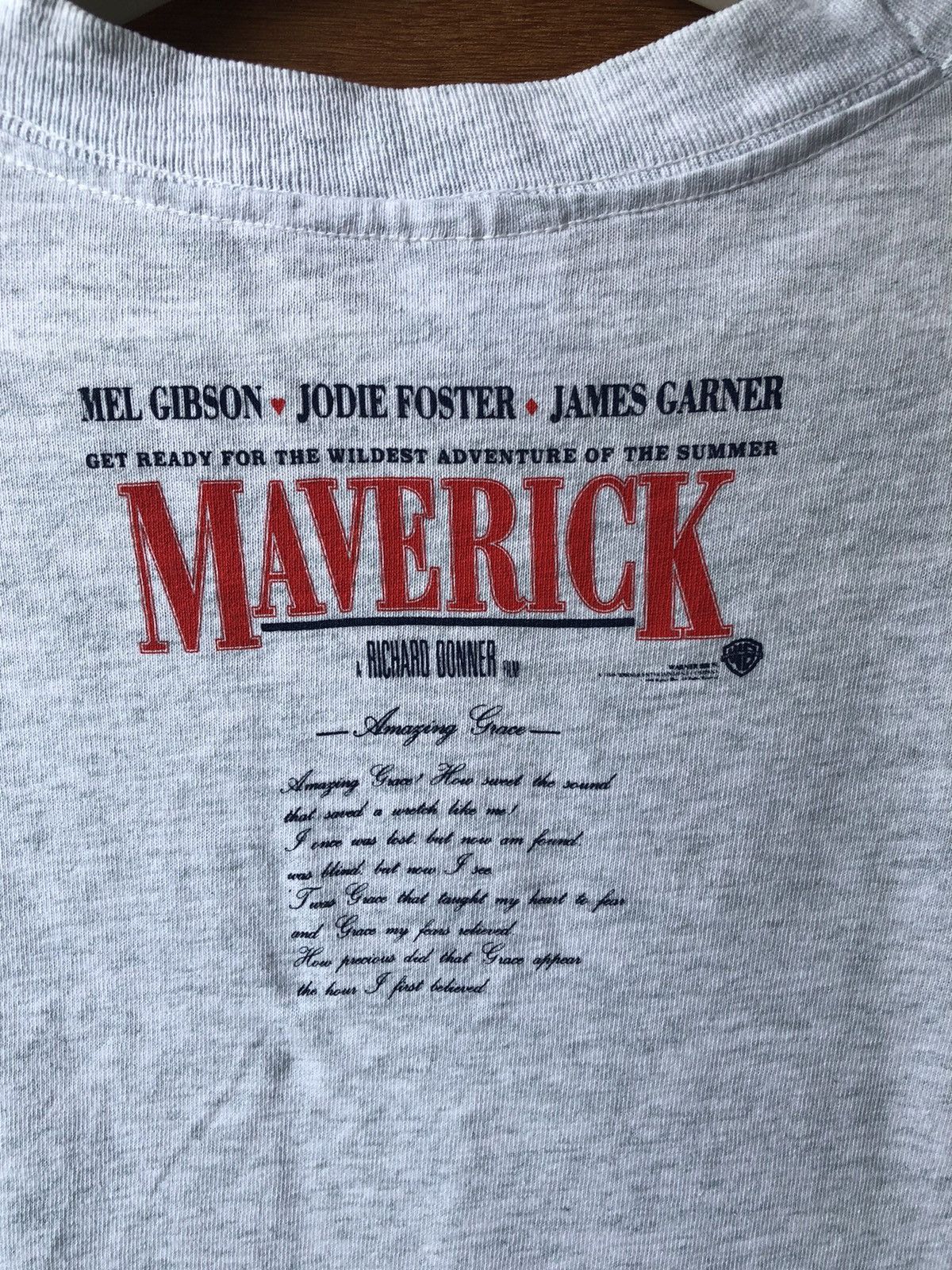 Fruit Of The Loom × Vintage Vintage 90s MAVERICK the Movie Mel Gibson Jodie Foster Size US M / EU 48-50 / 2 - 2 Thumbnail