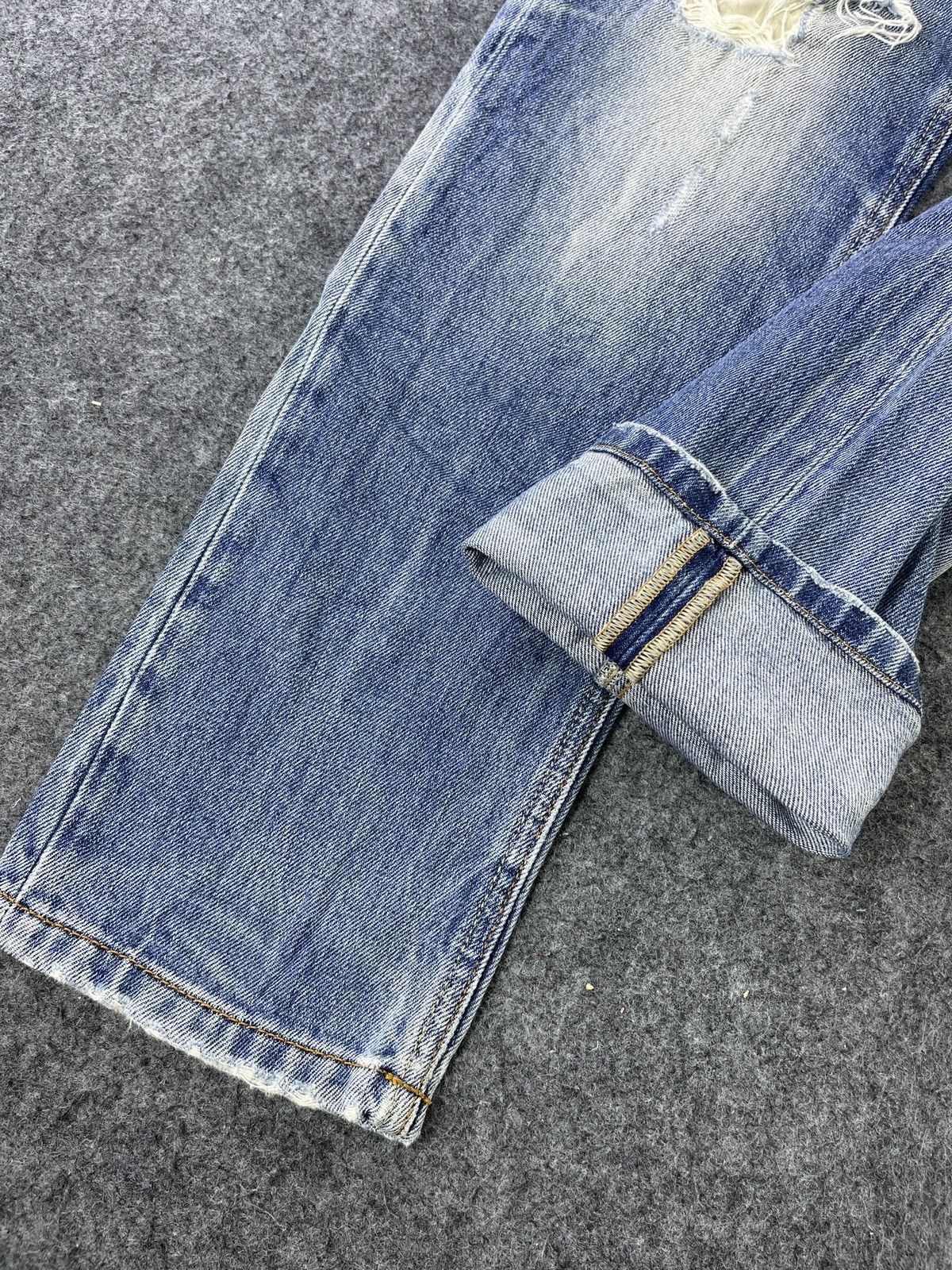 HAMAKI-HO Hamaki-Ho Distressed Jeans Camo Patchwork - J802 Size US 32 / EU 48 - 9 Thumbnail
