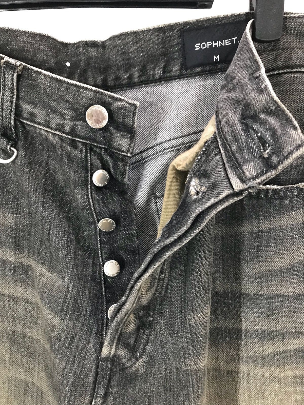 Hysteric Glamour × Undercover SOPHNET. Stone Wash Clawmark Distress Denim Jeans Size US 32 / EU 48 - 12 Thumbnail