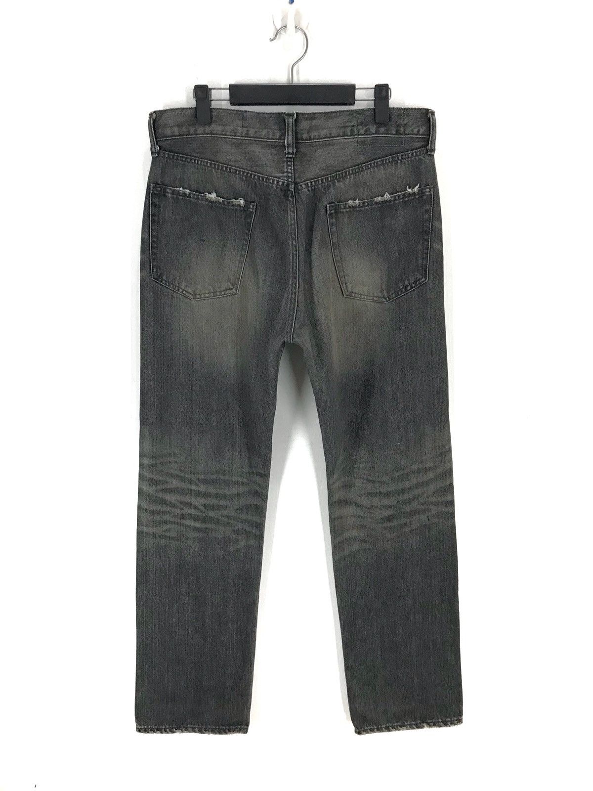 Hysteric Glamour × Undercover SOPHNET. Stone Wash Clawmark Distress Denim Jeans Size US 32 / EU 48 - 7 Thumbnail