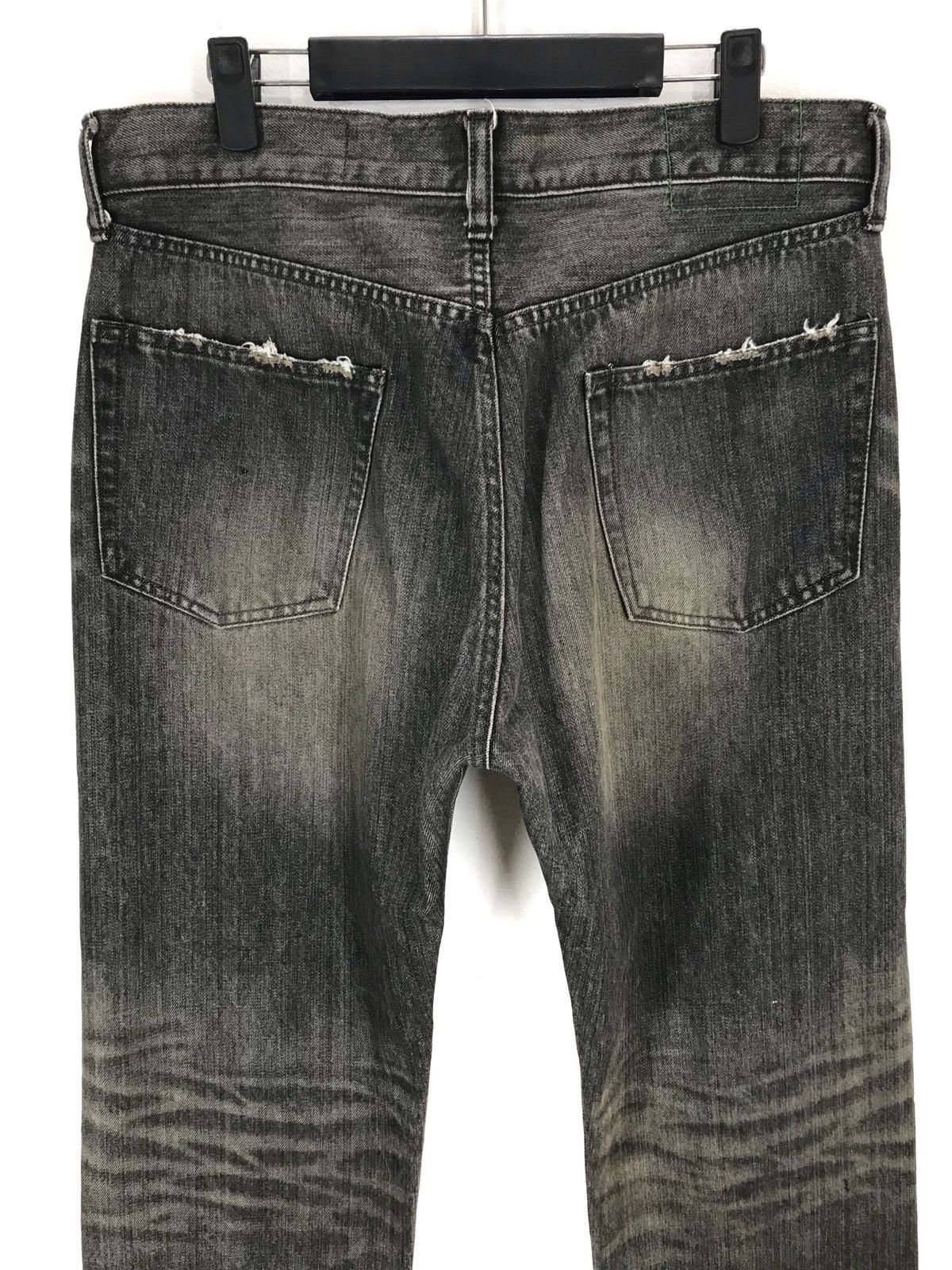 Hysteric Glamour × Undercover SOPHNET. Stone Wash Clawmark Distress Denim Jeans Size US 32 / EU 48 - 8 Thumbnail