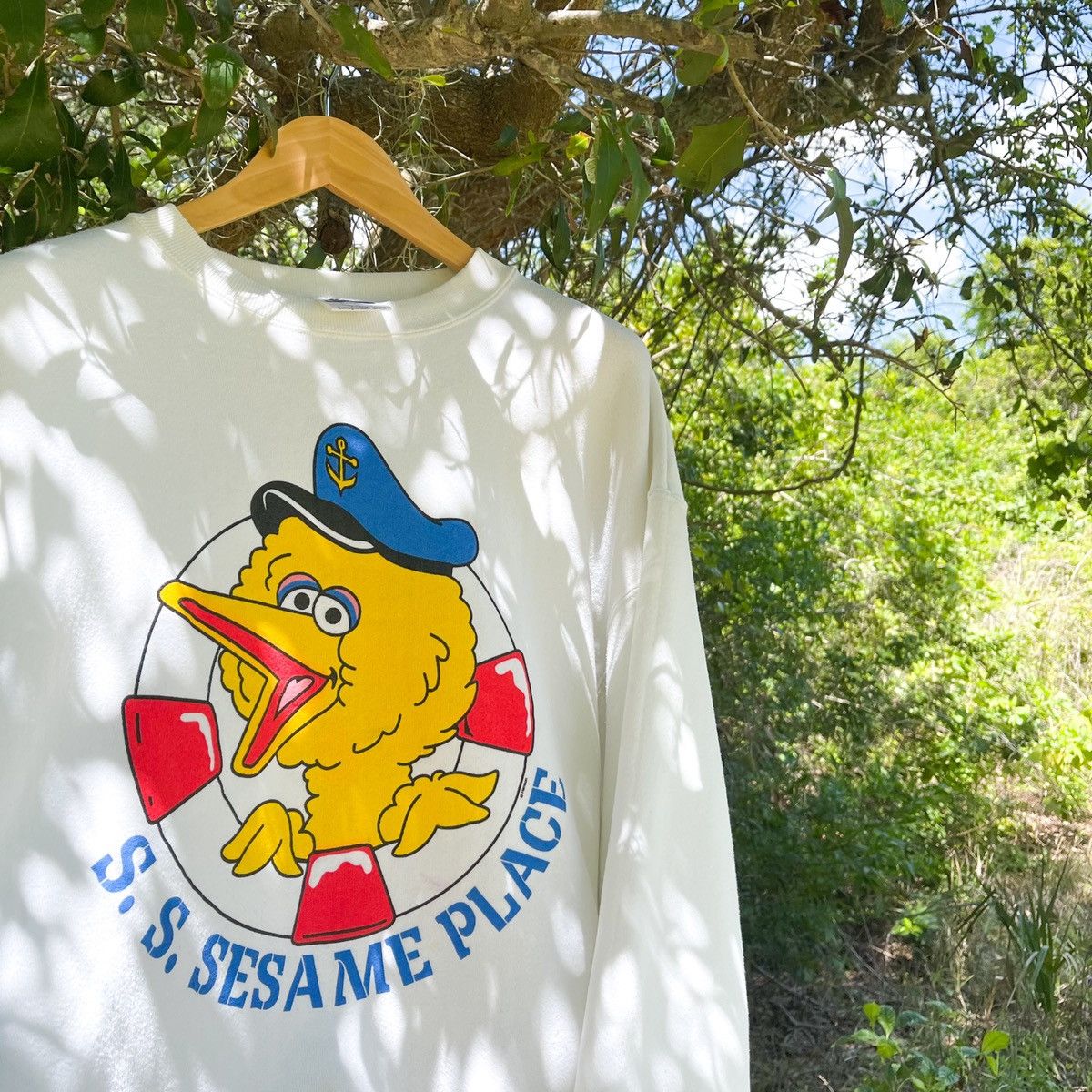 Vintage Vintage 90s RARE Big Bird Sailor Sesame Street Crewneck Size US XL / EU 56 / 4 - 2 Thumbnail