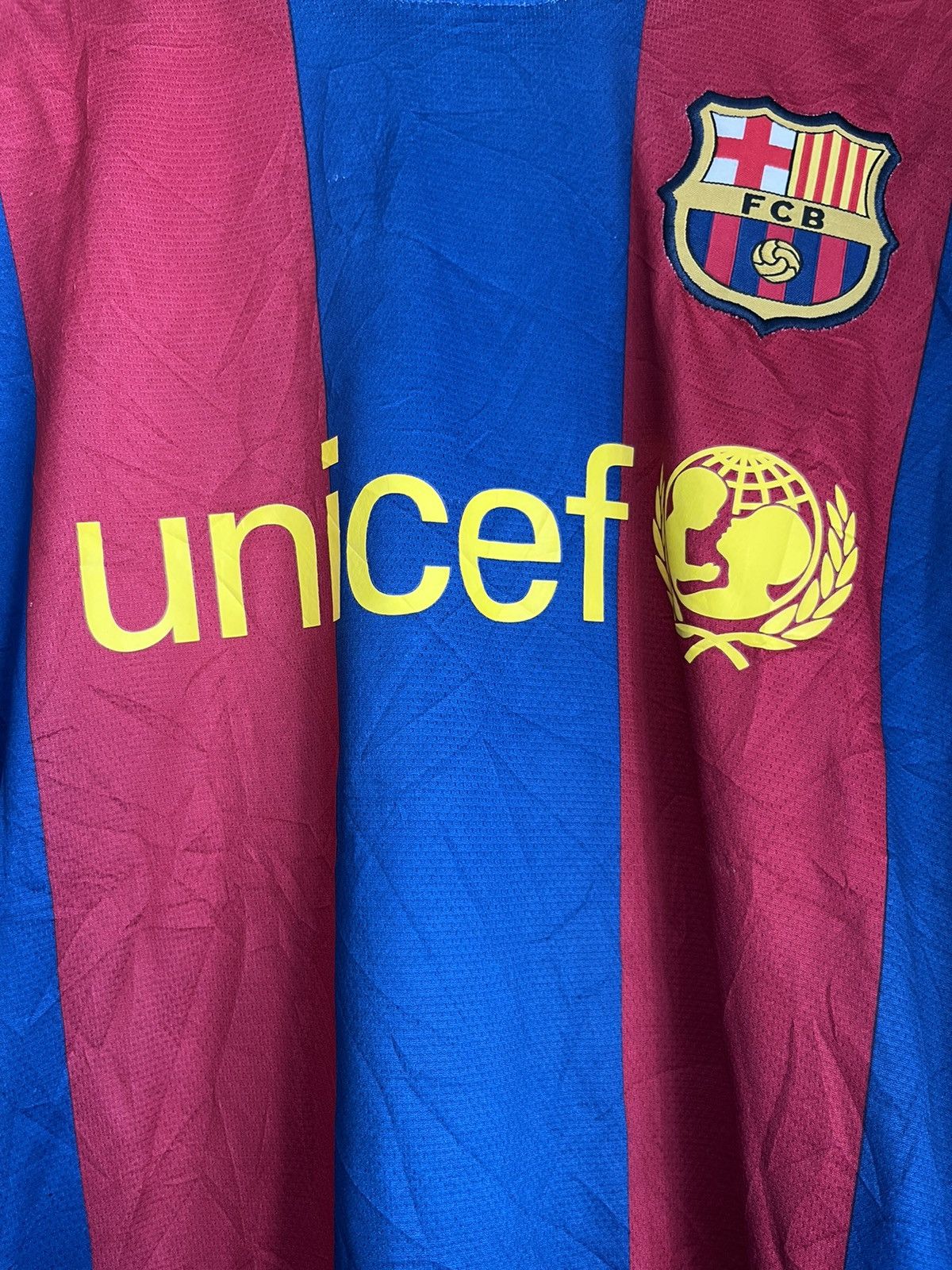 Vintage Barcelona Leo Messi ft10 Size US L / EU 52-54 / 3 - 2 Thumbnail