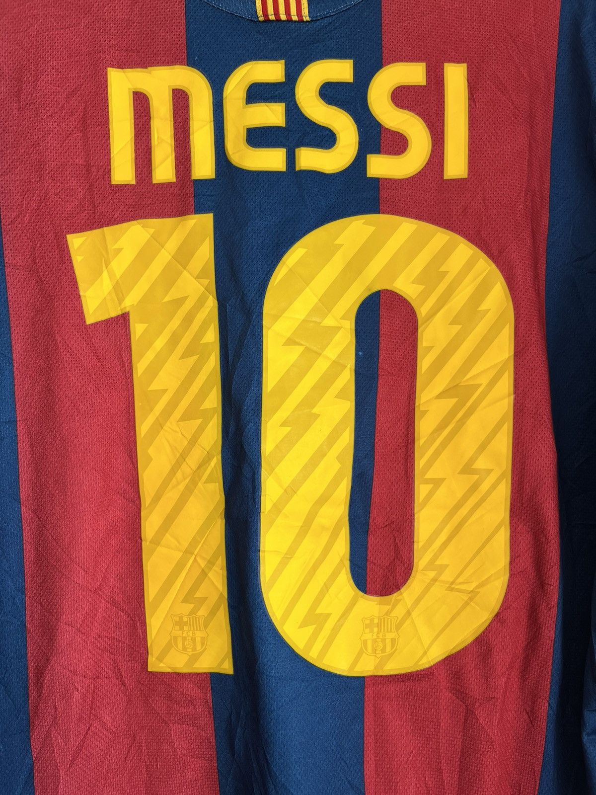 Vintage Barcelona Leo Messi ft10 Size US L / EU 52-54 / 3 - 5 Thumbnail
