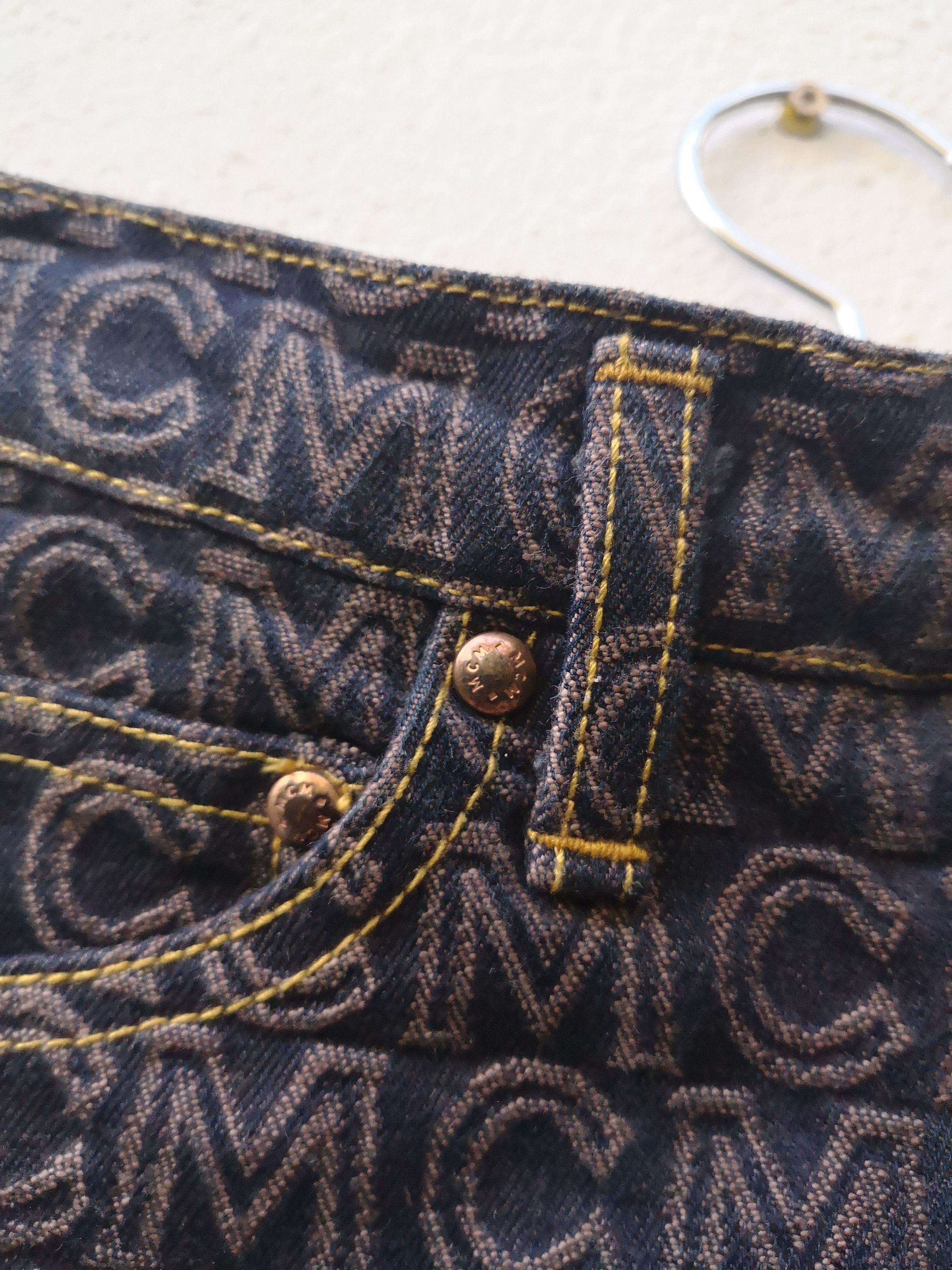 MCM Rare! MCM Monogram Denim Jeans Size US 26 / EU 42 - 7 Thumbnail