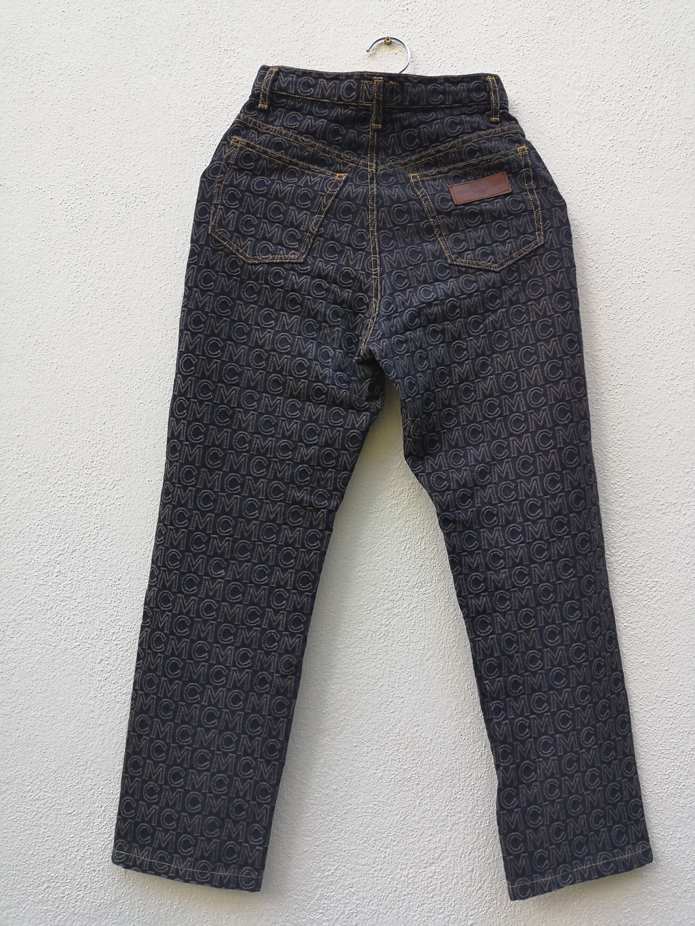 MCM Rare! MCM Monogram Denim Jeans Size US 26 / EU 42 - 5 Thumbnail