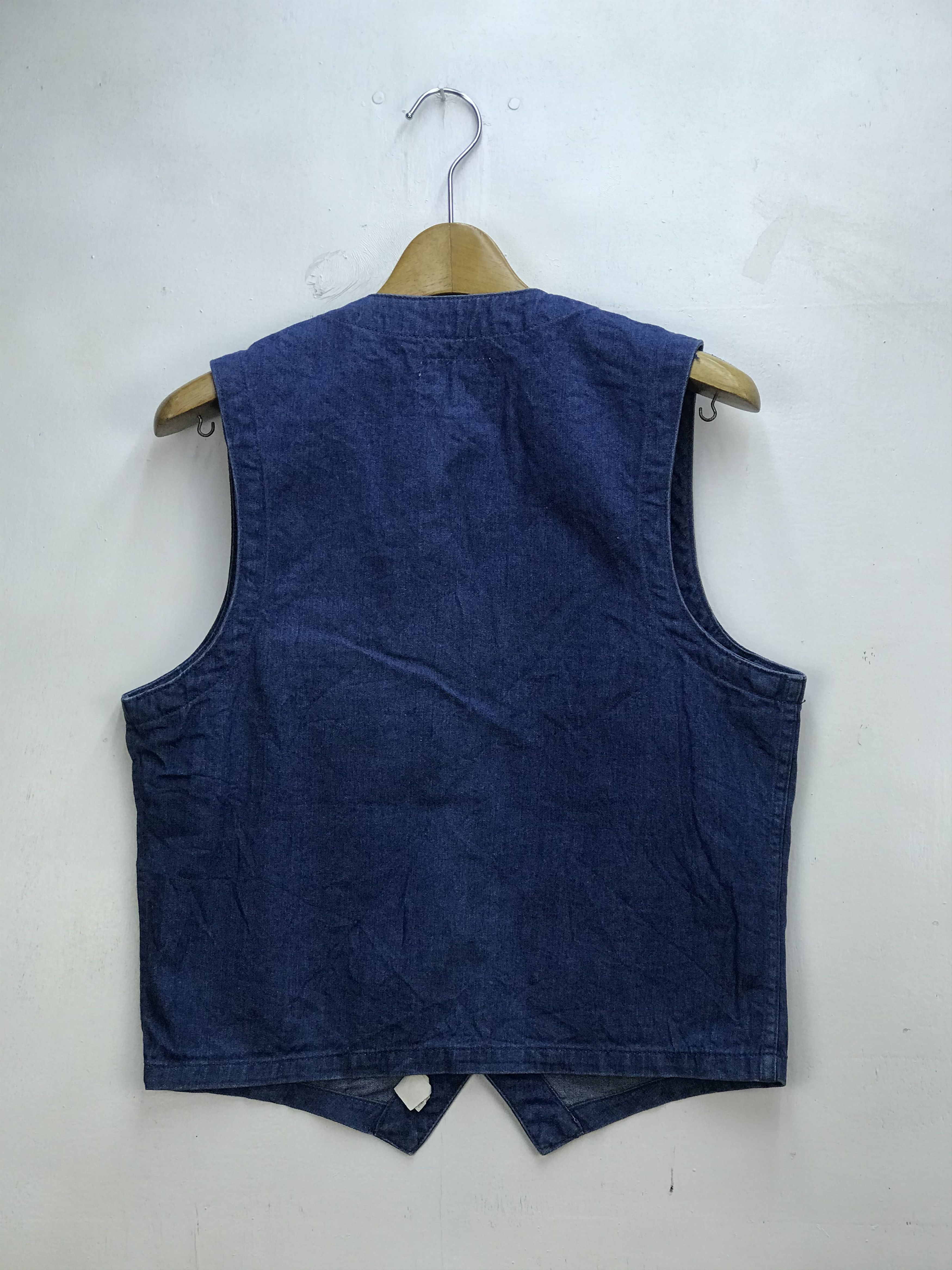 Big John × Yamaha VINTAGE BIG JOHN X YAMAHA DENIM VEST Size US M / EU 48-50 / 2 - 4 Thumbnail