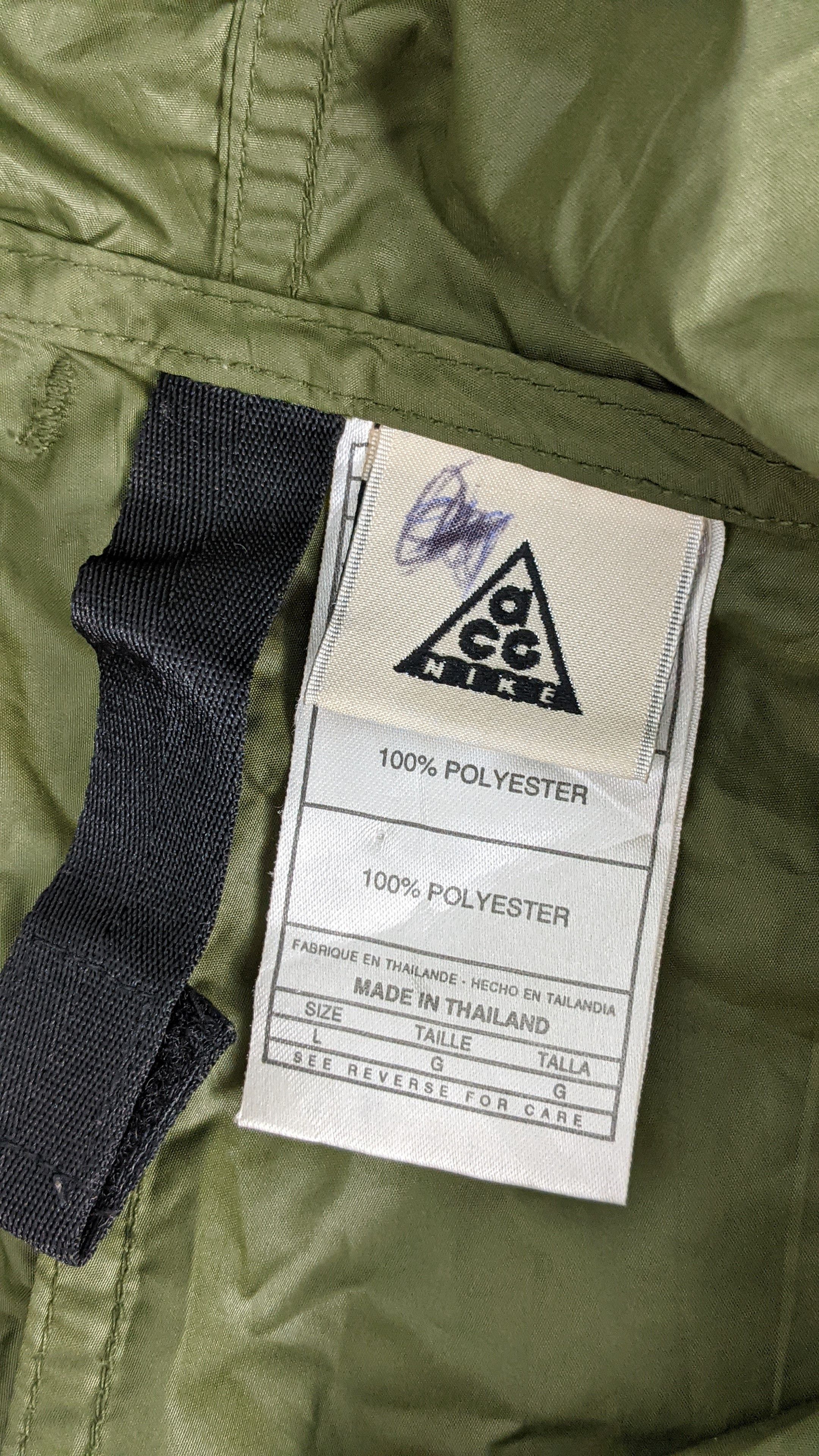 Nike × Nike ACG Vintage Nike ACG hoodie windbreaker jacket Size US L / EU 52-54 / 3 - 4 Thumbnail