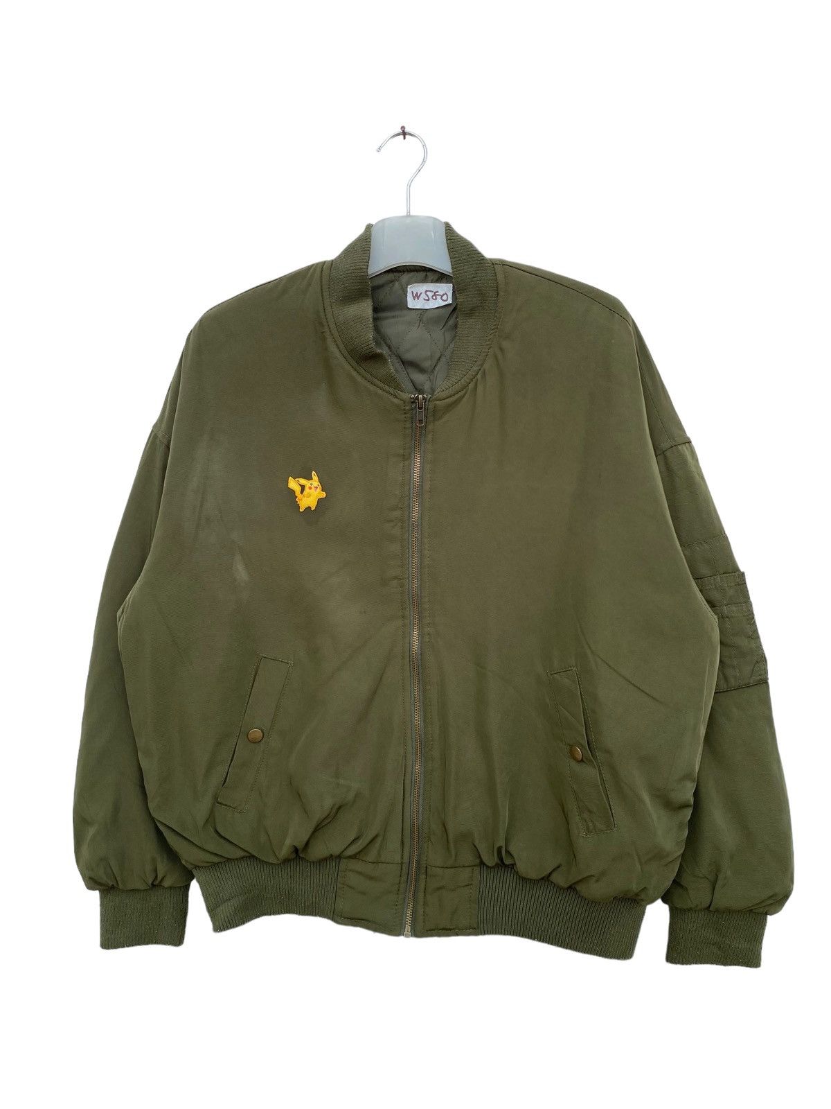 Anime Pikachu From Pokemon Bomber Jacket Size US M / EU 48-50 / 2 - 1 Thumbnail