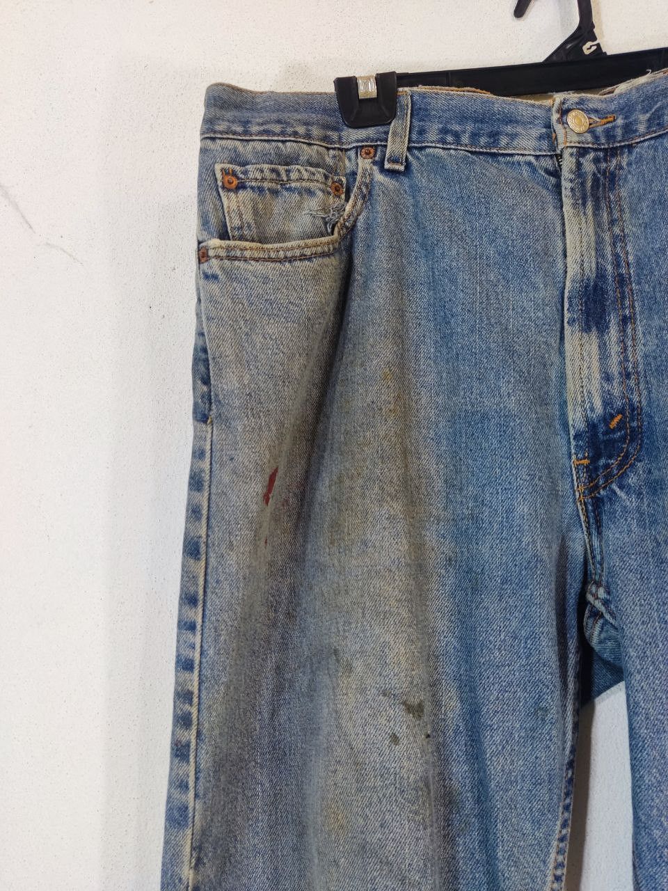 Levi's vintage levis 505 paint splatter denim Size US 42 / EU 58 - 16 Thumbnail