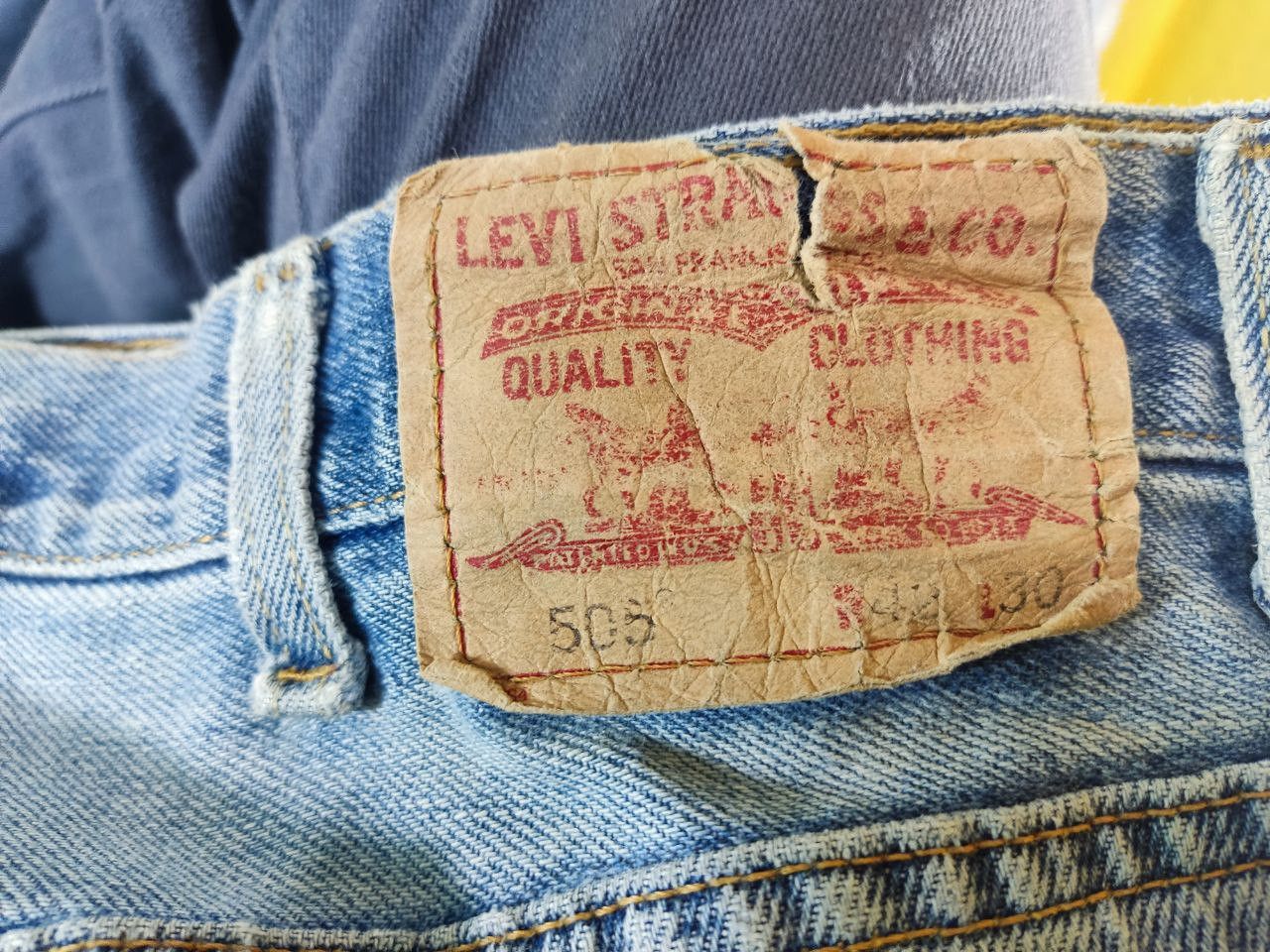 Levi's vintage levis 505 paint splatter denim Size US 42 / EU 58 - 21 Thumbnail