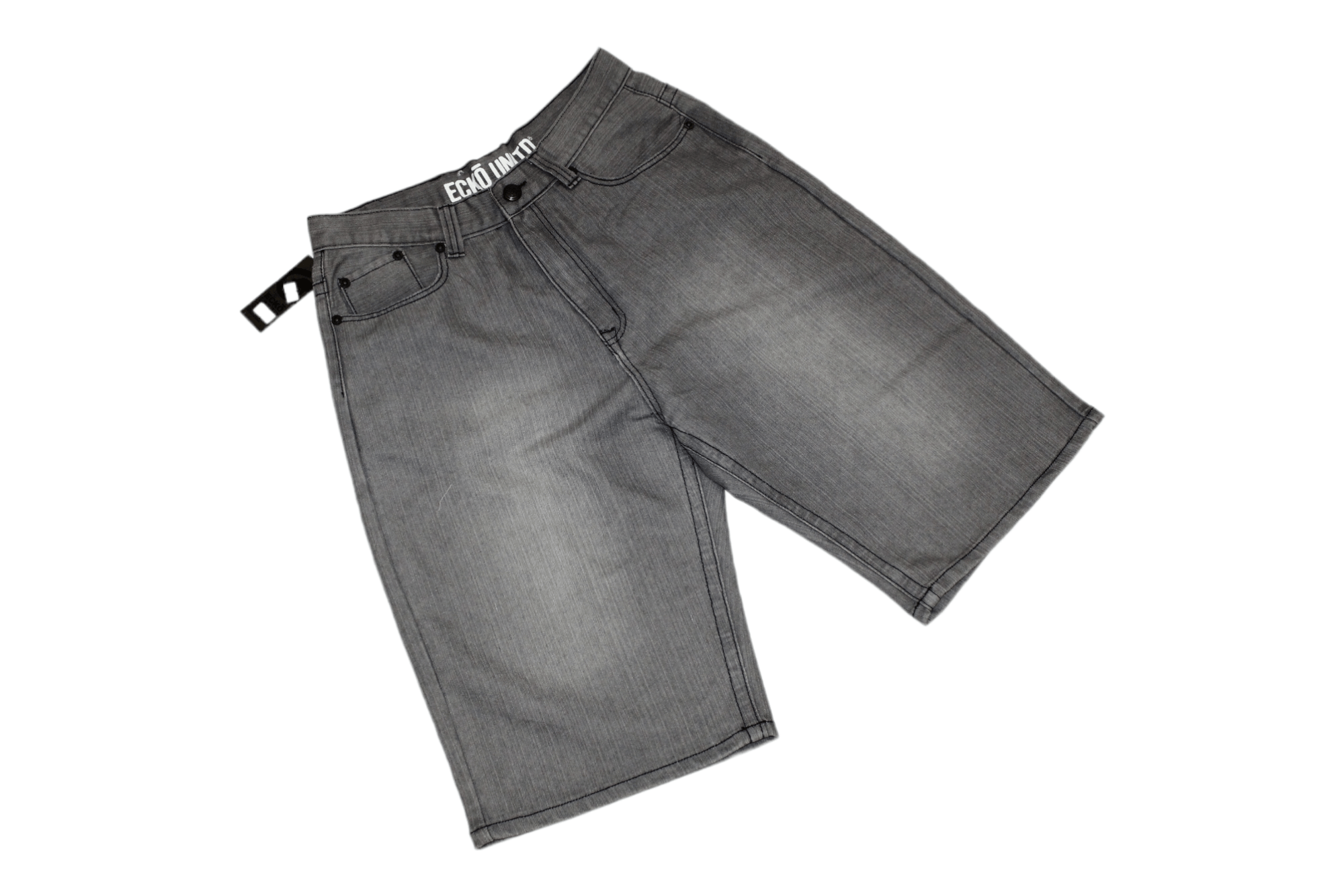 Ecko Unltd. Deadstock! Ecko Unltd. Hip Hop Graphic Pocket Denim Shorts Size US 34 / EU 50 - 2 Thumbnail
