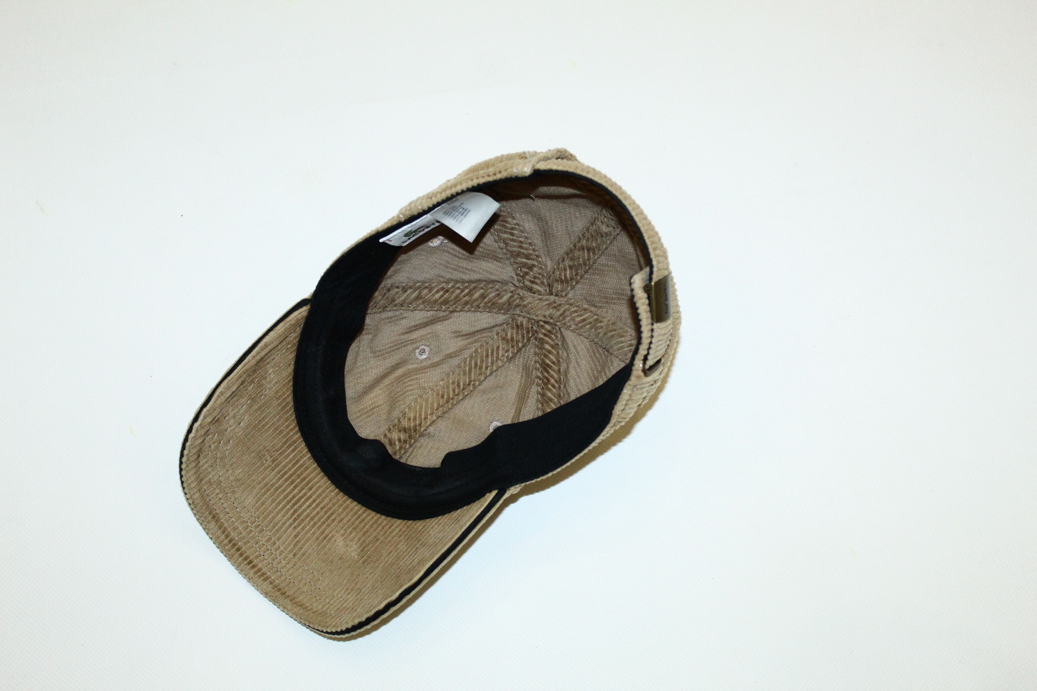 Lacoste Vtg Lacoste Logo Embroidery Corduroy Casual Cap Size ONE SIZE - 5 Thumbnail