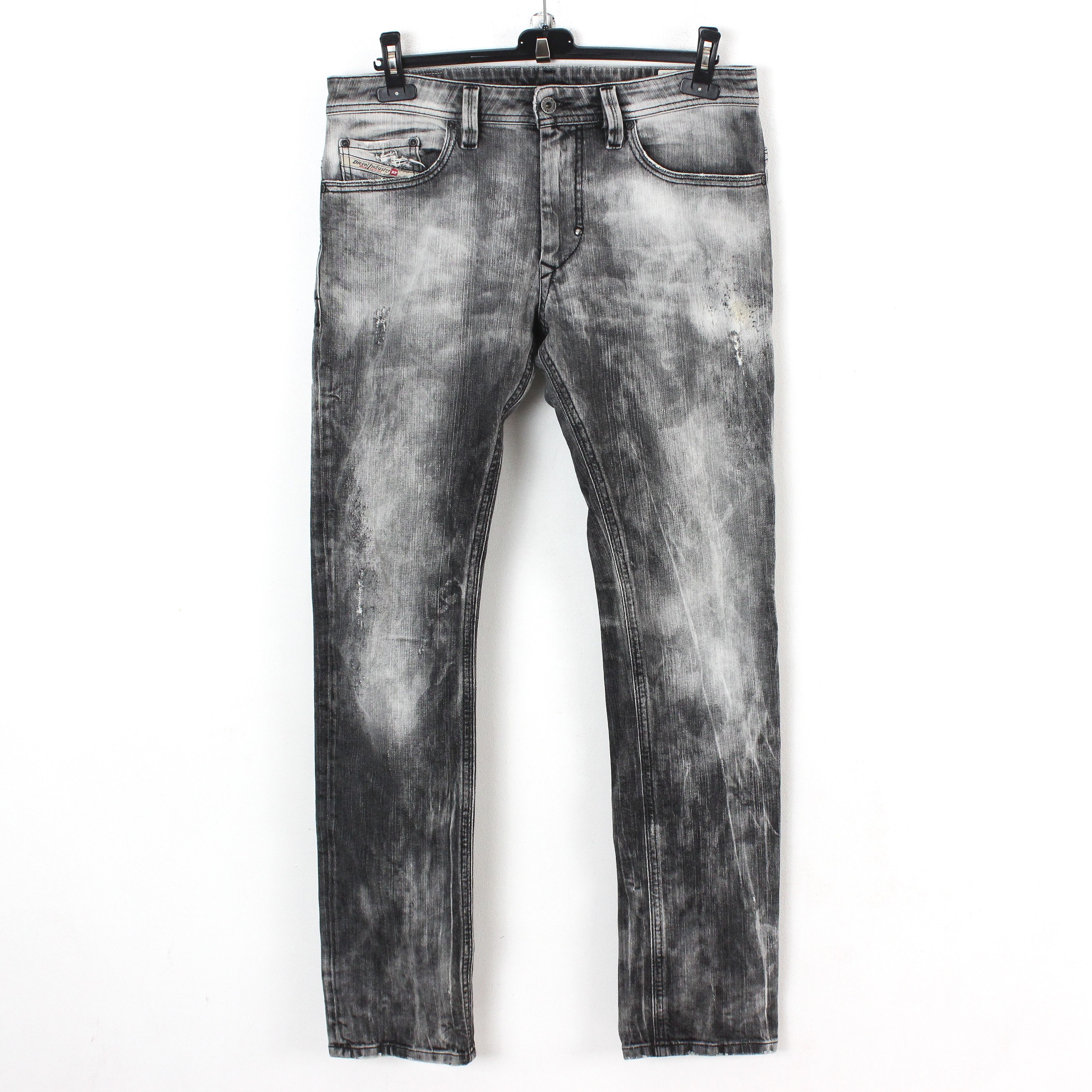 Thanaz Mens W32 L32 Slim Skinny Jeans Denim Pants Trousers