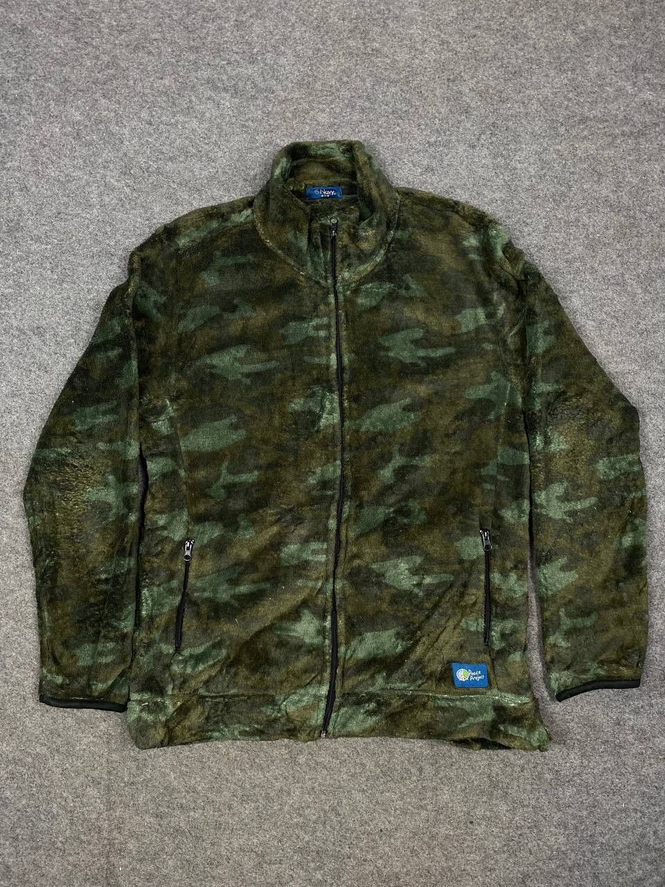 Japanese Brand japanese brands camo fleece jacket nice design Size US XL / EU 56 / 4 - 1 Thumbnail