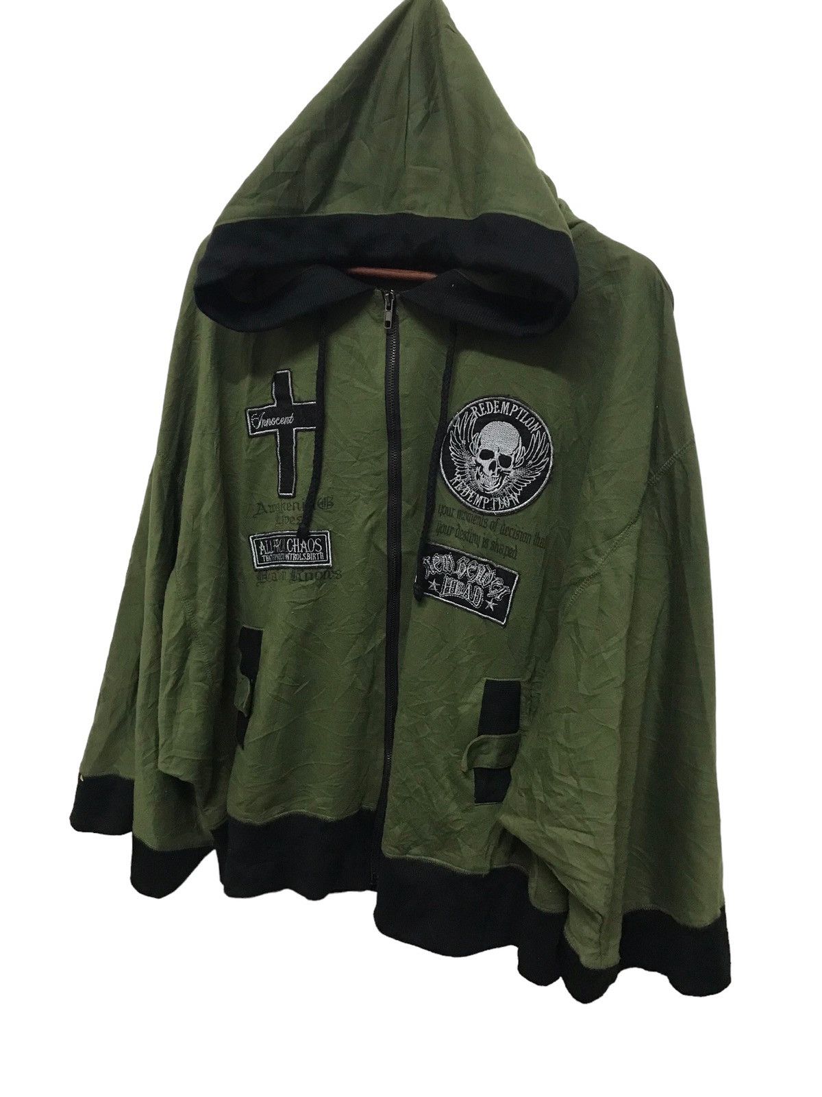 Japanese Brand × Vintage Japanese Brand Edgeline Patch Hoodie Kapital Style Size US XL / EU 56 / 4 - 2 Thumbnail
