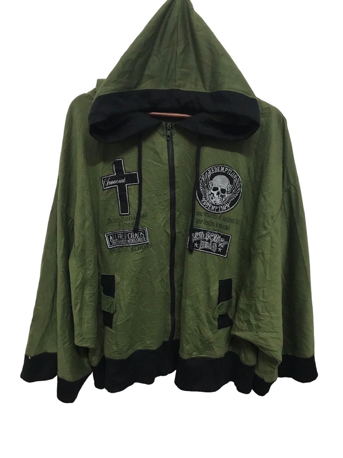Japanese Brand × Vintage Japanese Brand Edgeline Patch Hoodie Kapital Style Size US XL / EU 56 / 4 - 1 Thumbnail