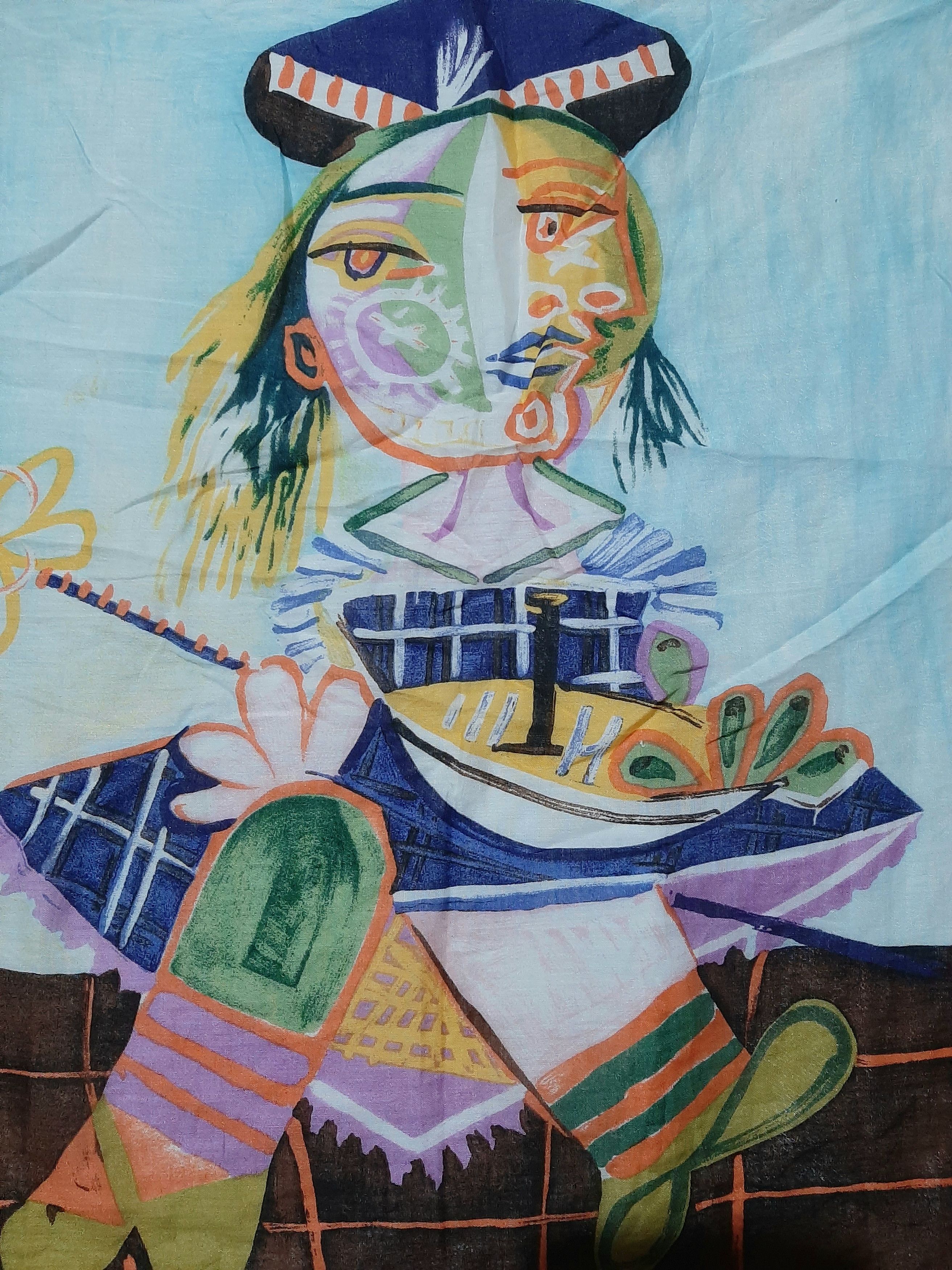 Other Vintage Picasso bandana handkerchief scarf silk art rare Size ONE SIZE - 4 Thumbnail