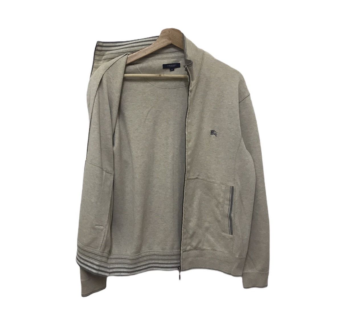 Burberry × Burberry Prorsum Vintage Burberry Zipper Sweater Jacket Size US M / EU 48-50 / 2 - 3 Thumbnail
