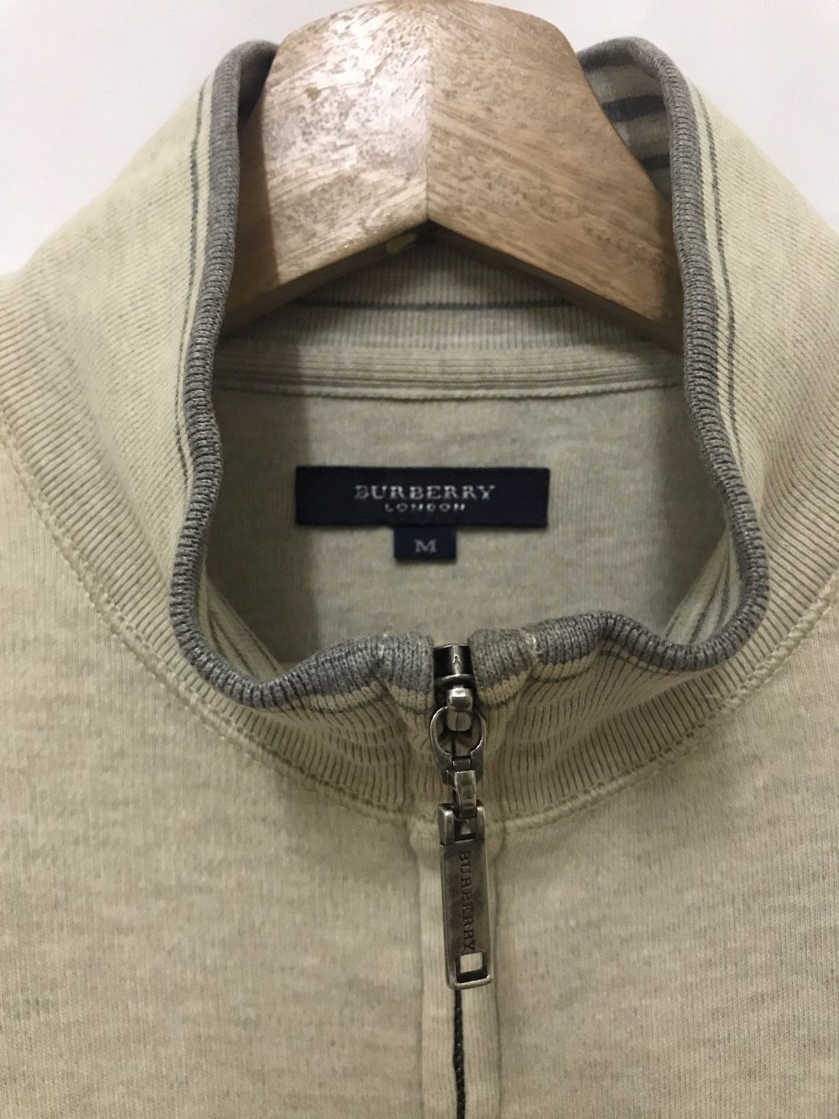 Burberry × Burberry Prorsum Vintage Burberry Zipper Sweater Jacket Size US M / EU 48-50 / 2 - 7 Thumbnail