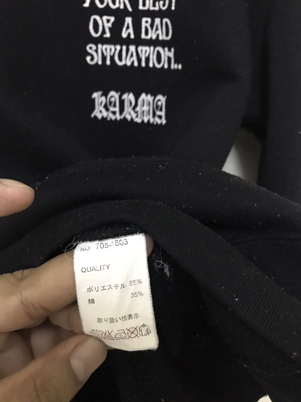 Japanese Brand Karma Sweatshirt Big Angel Big Print Nice Design Size US M / EU 48-50 / 2 - 9 Thumbnail